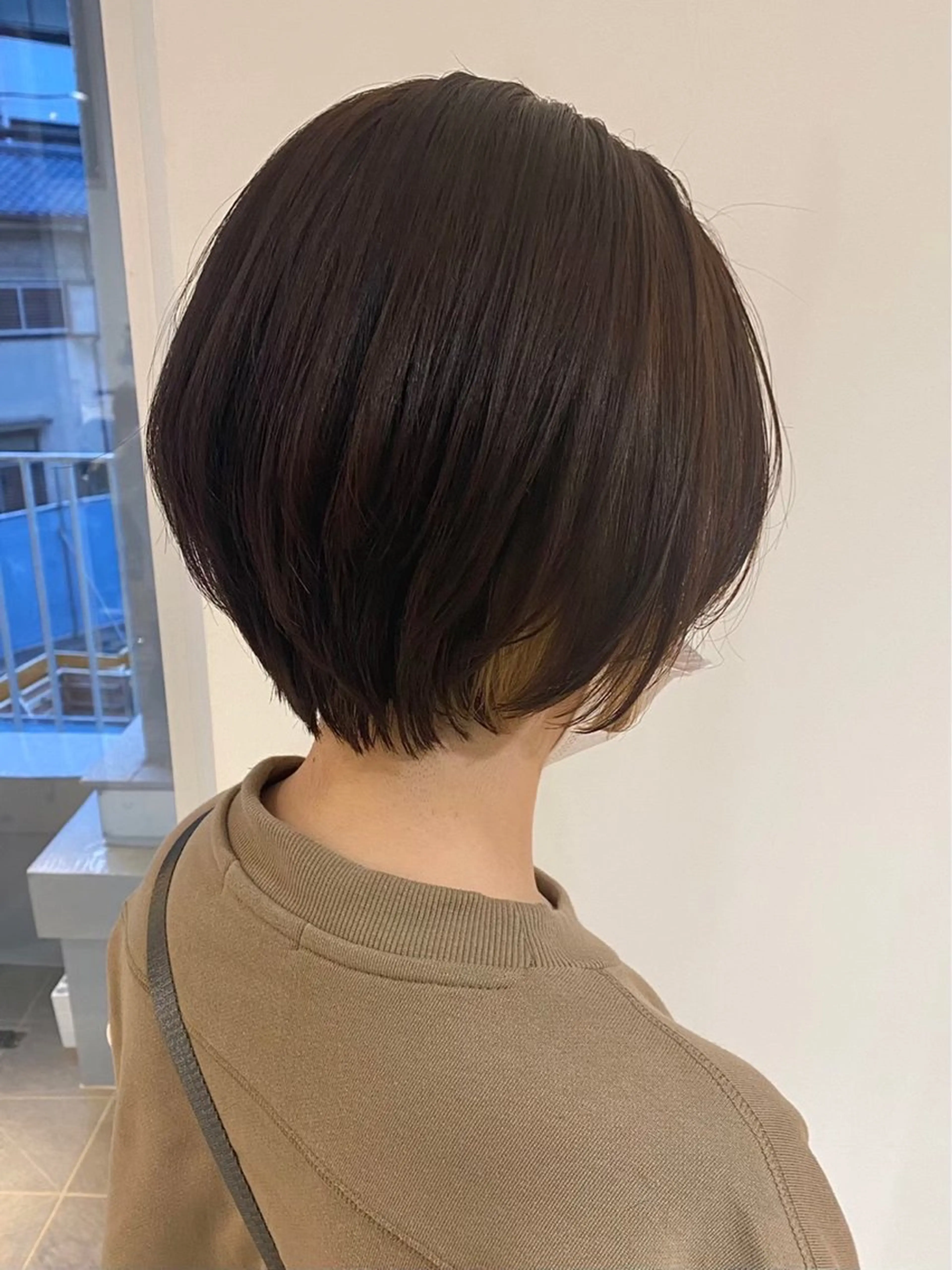 ショート 鈴木弥月/大人ボブ× 透明感カラーのヘアスタイル