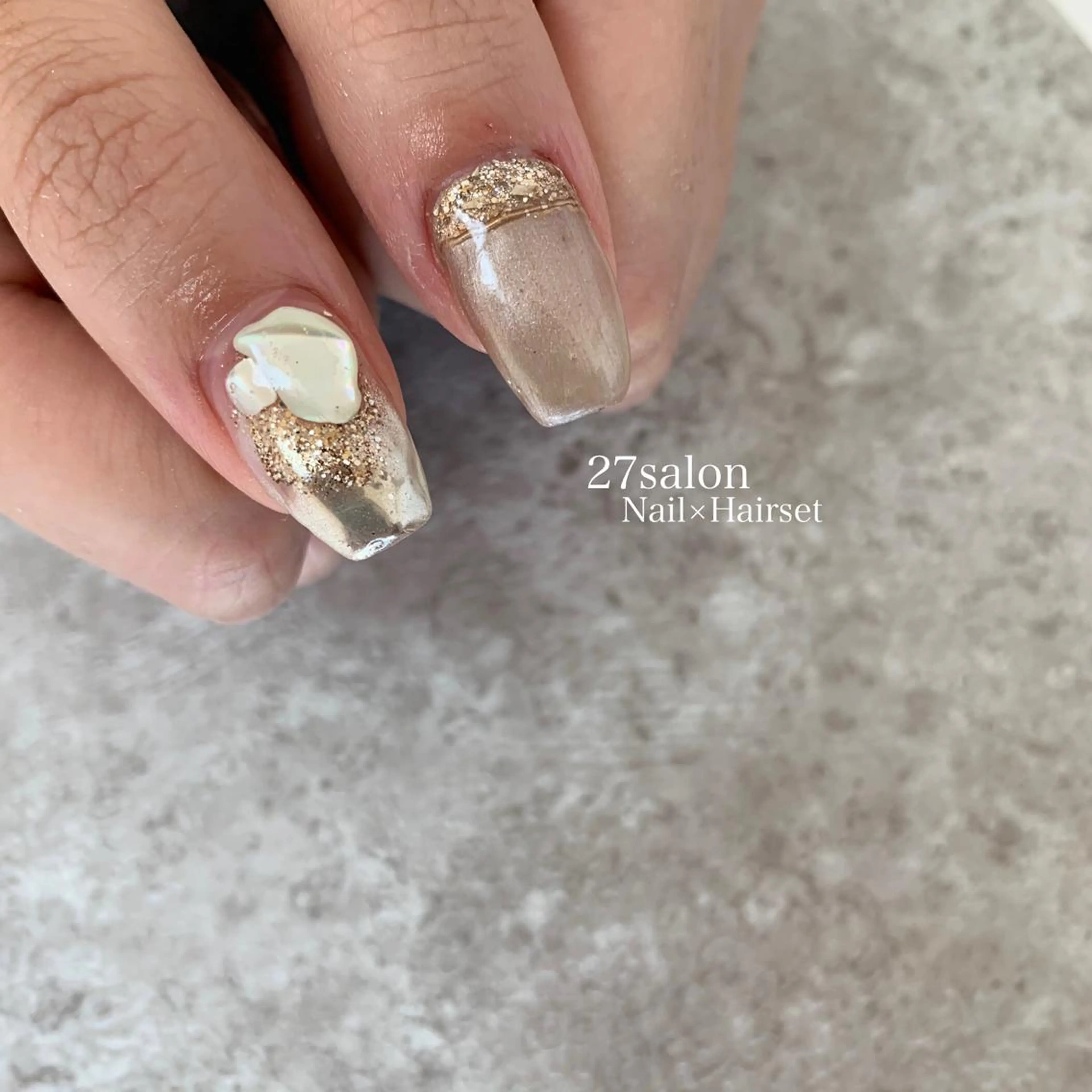 ネイル ニュアンスネイル 27salon yuinaのネイルデザイン