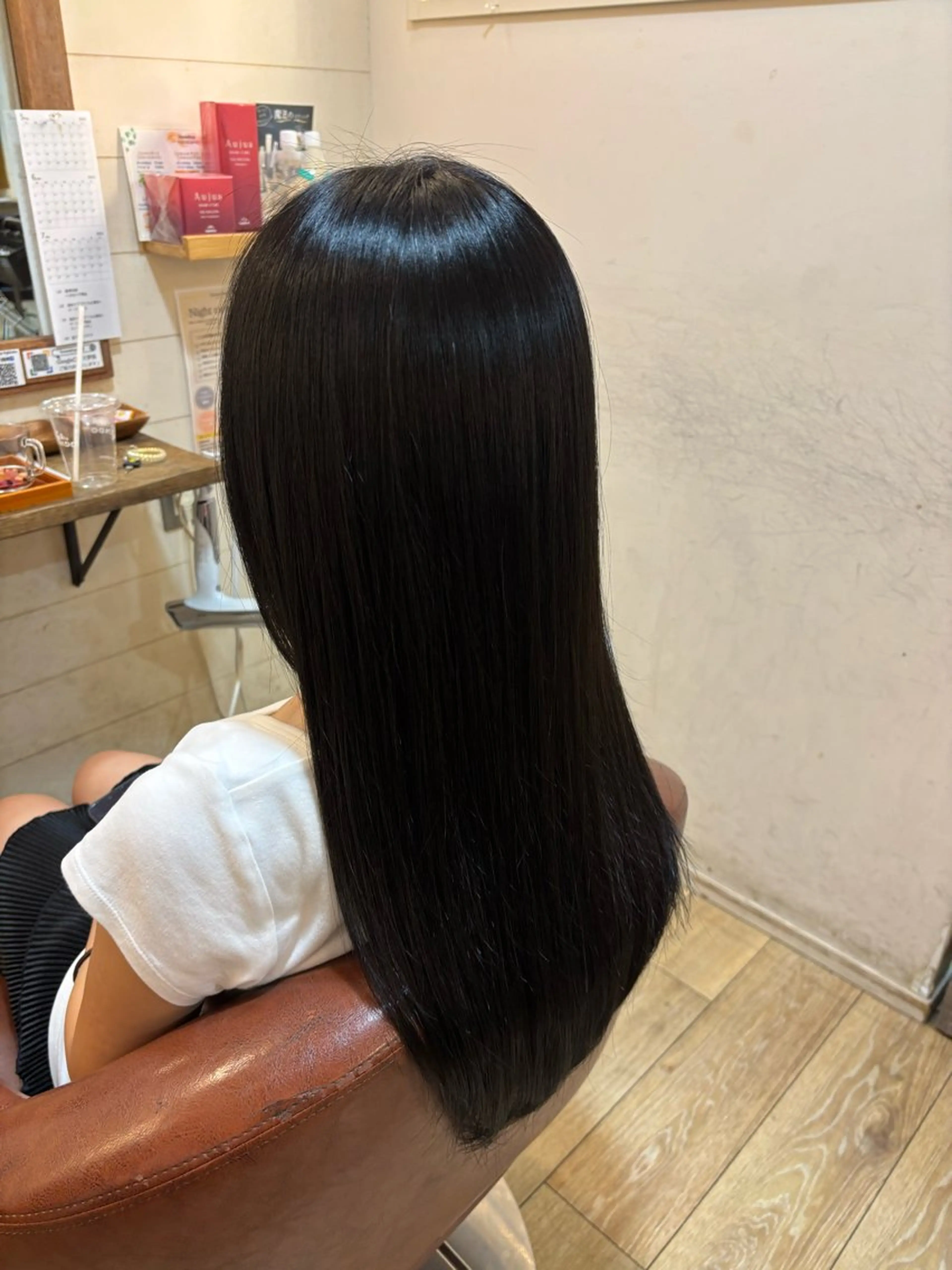 ロング ヘアカラー 阿佐ヶ谷 宇田川 かなのヘアスタイル