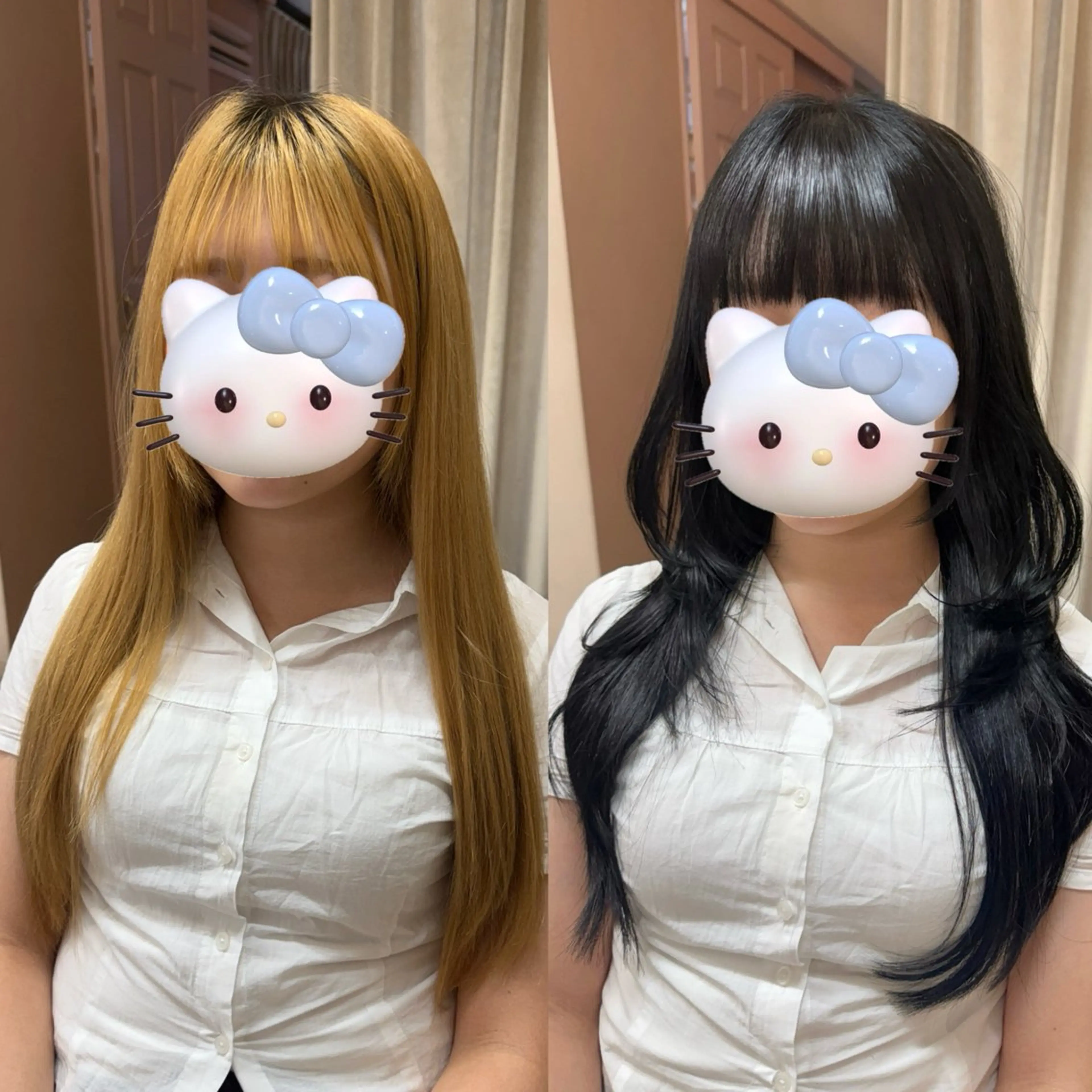 ロング カット ヘアカラー トリートメント ♡韓国/レイヤー カット/Ayana♡のヘアスタイル