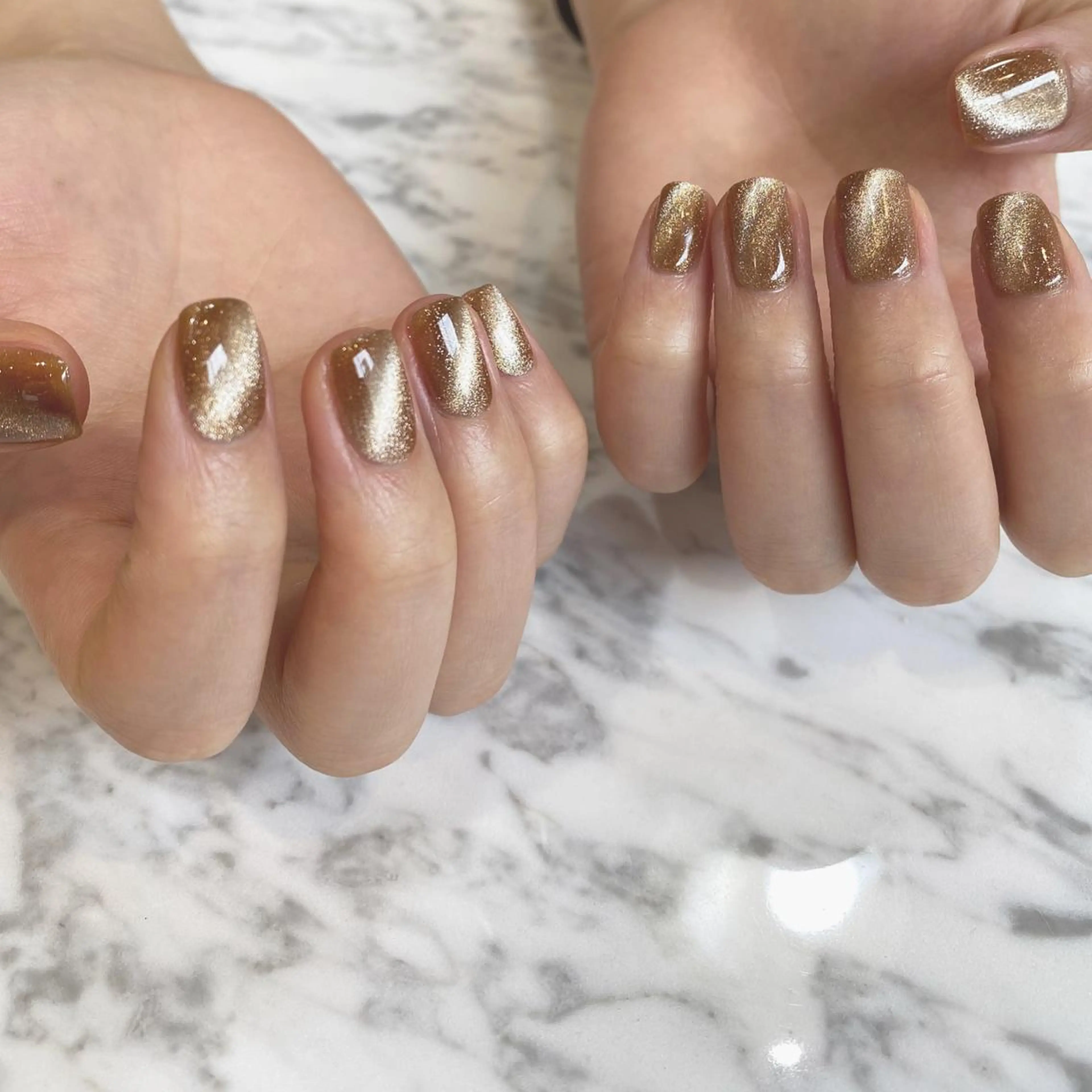 ネイル ジェルネイル マグネットネイル 🌼大西洋子 laughl🌼のネイルデザイン