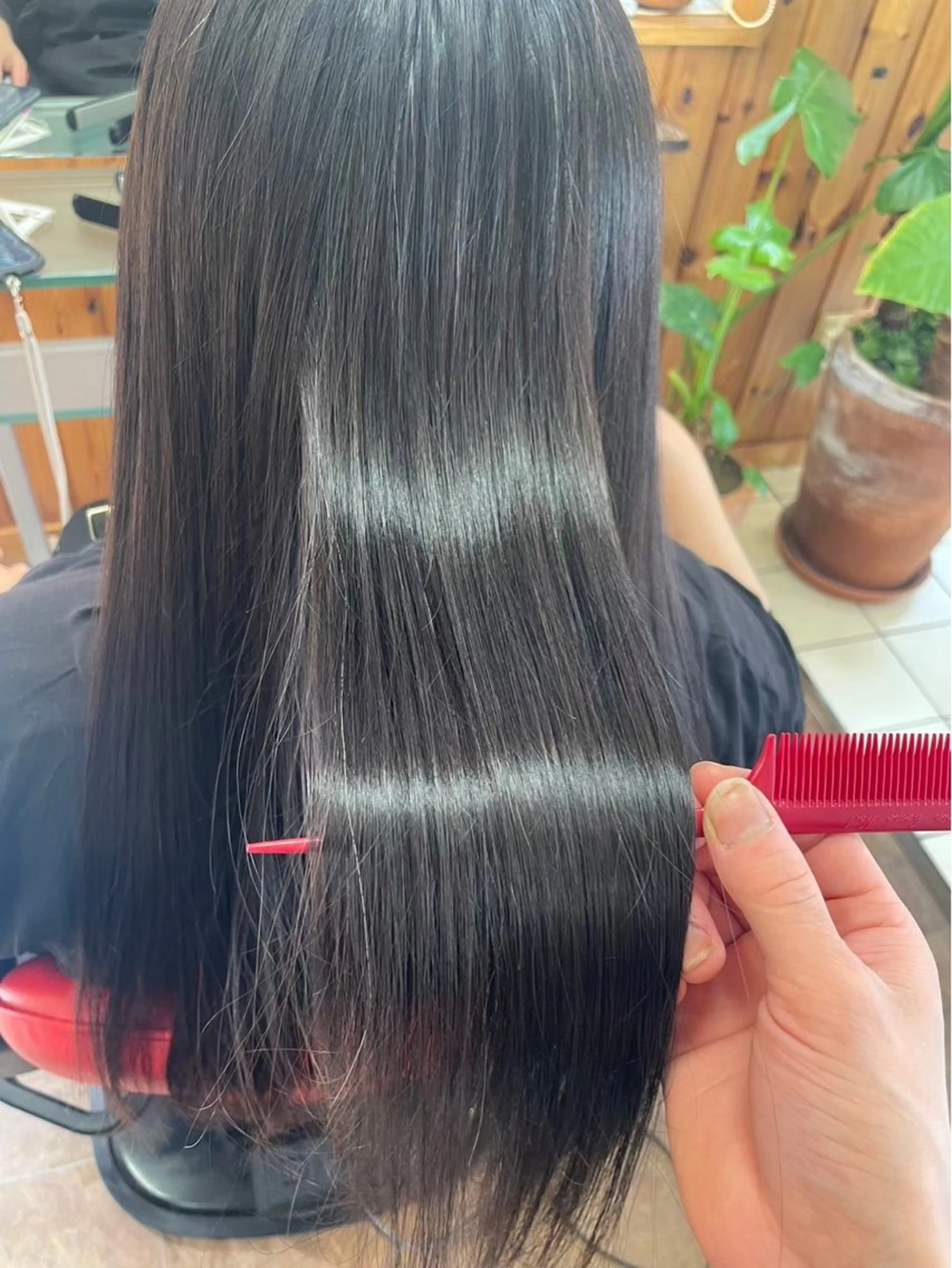 カラー+髪質改善トリートメントの写真