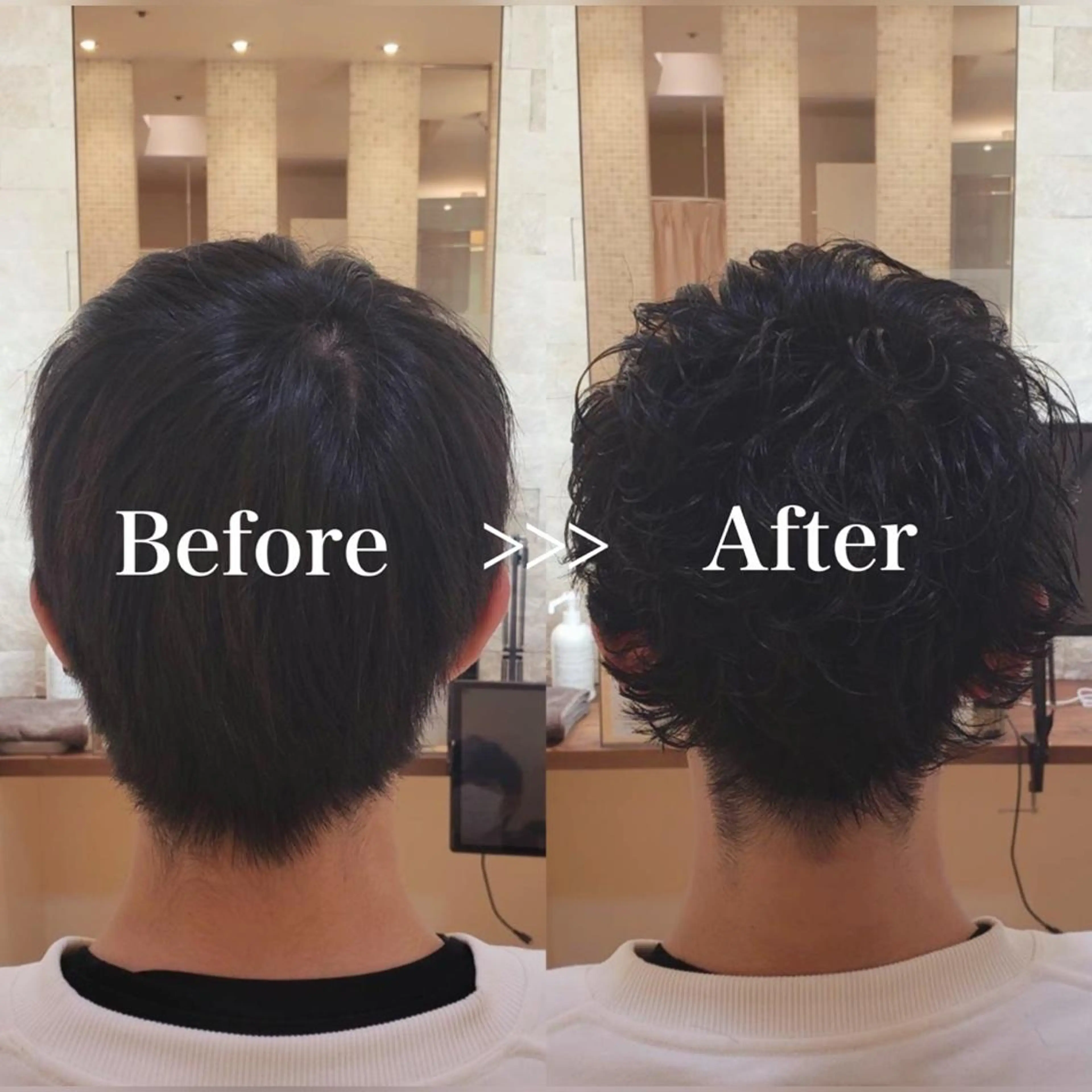 メンズ パーマ 【メンズ専門美容師】 栗原　球【きゅう】のヘアスタイル