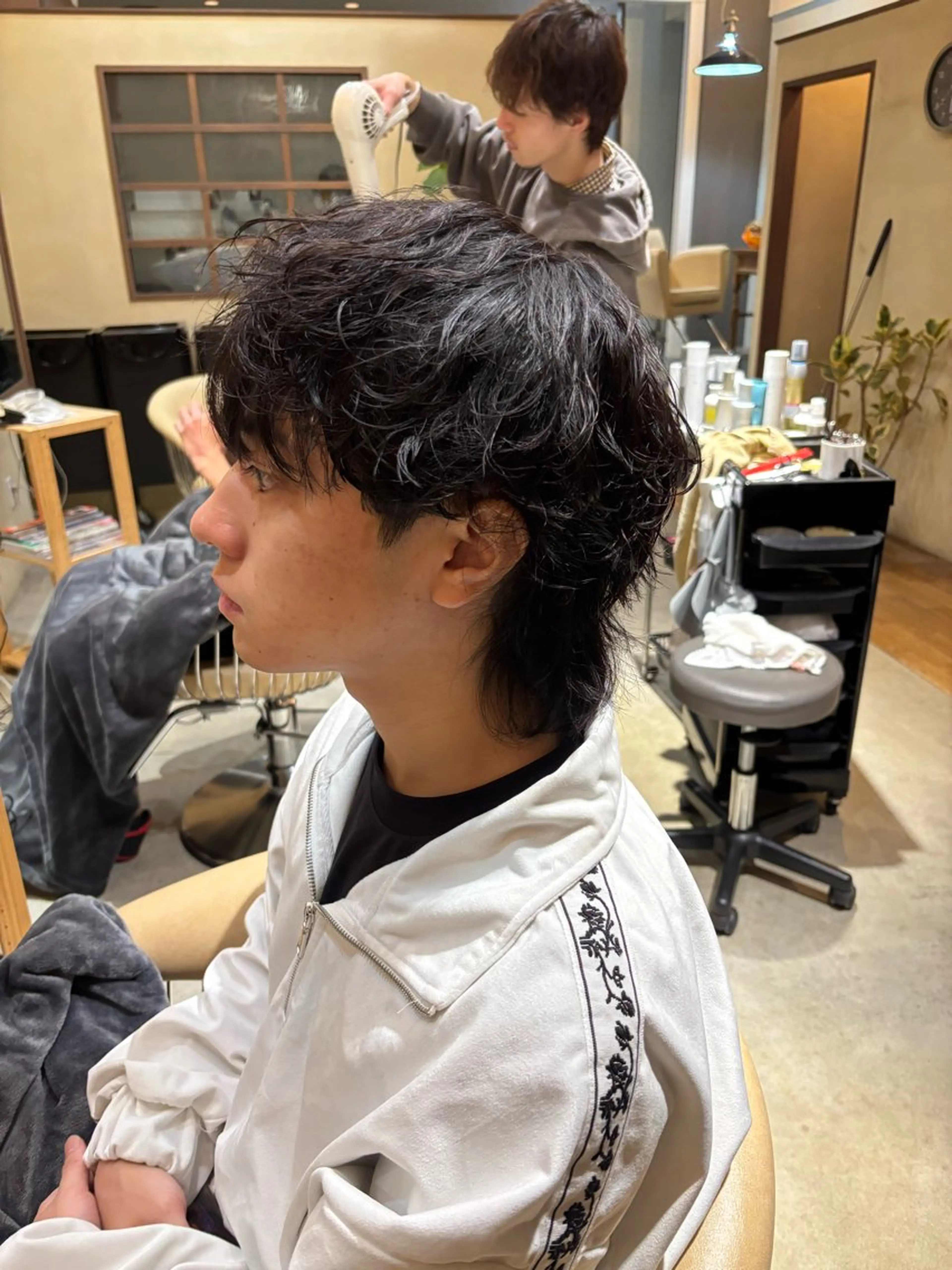 ショート メンズ カット パーマ 鹿児島 TSUBASAのヘアスタイル