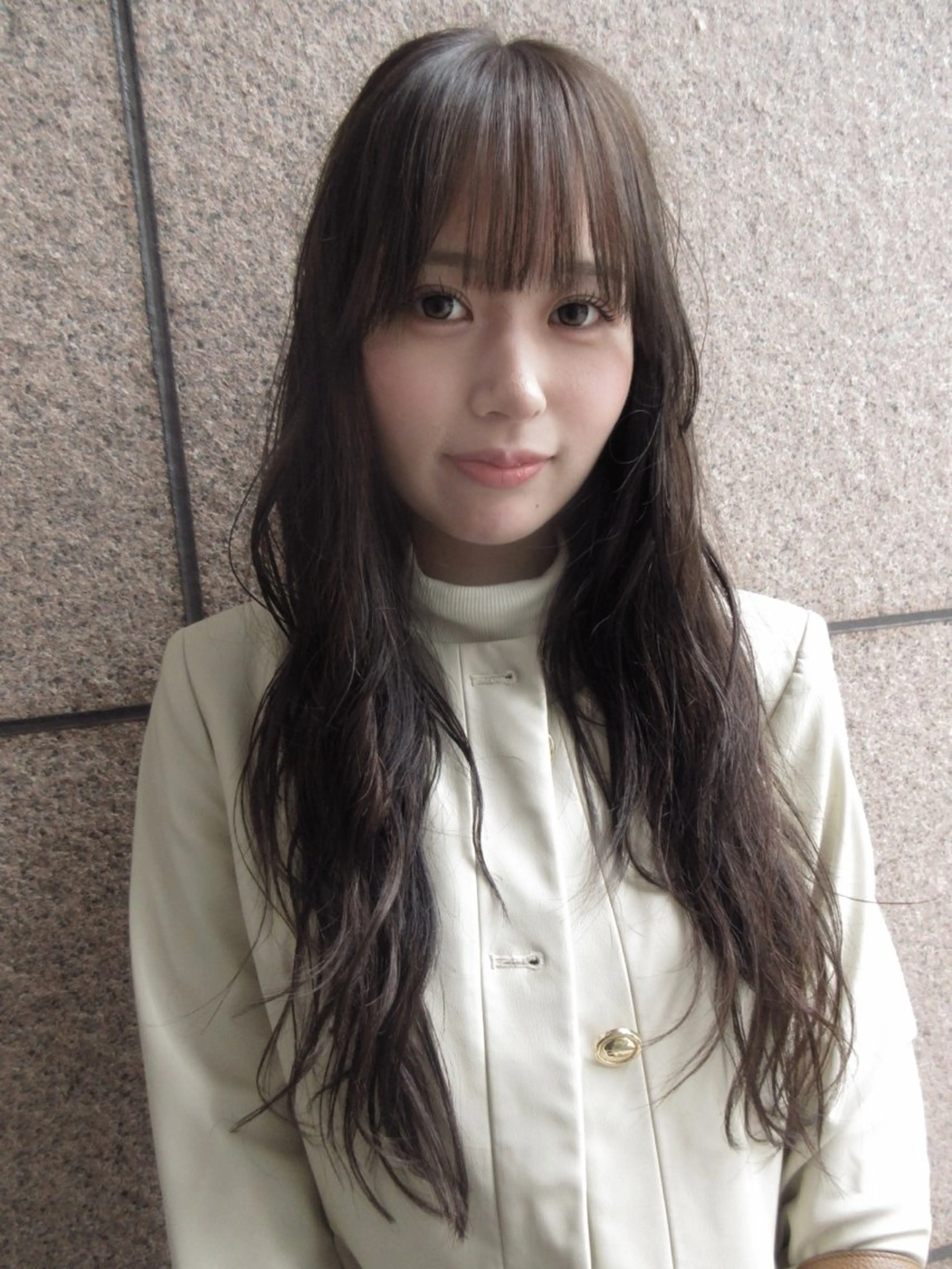セミロング カラー カット ヘアカラー トリートメント 赤み消しカラー/ ナチュラル/トモキのヘアスタイル