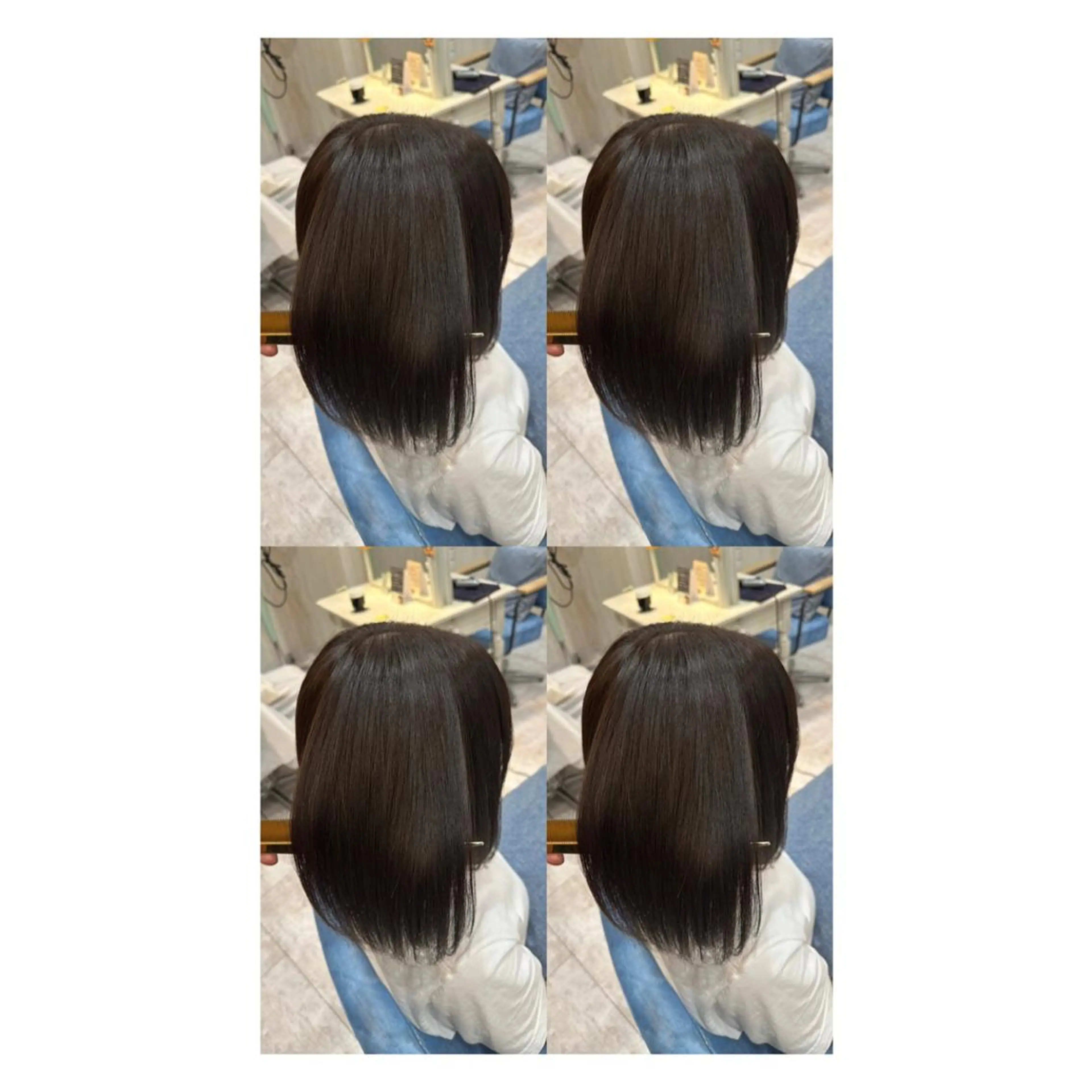 ミディアム カット ヘアカラー トリートメント 店長✨レイヤー✖️ 髪質改善✖️韓国ヘアのヘアスタイル