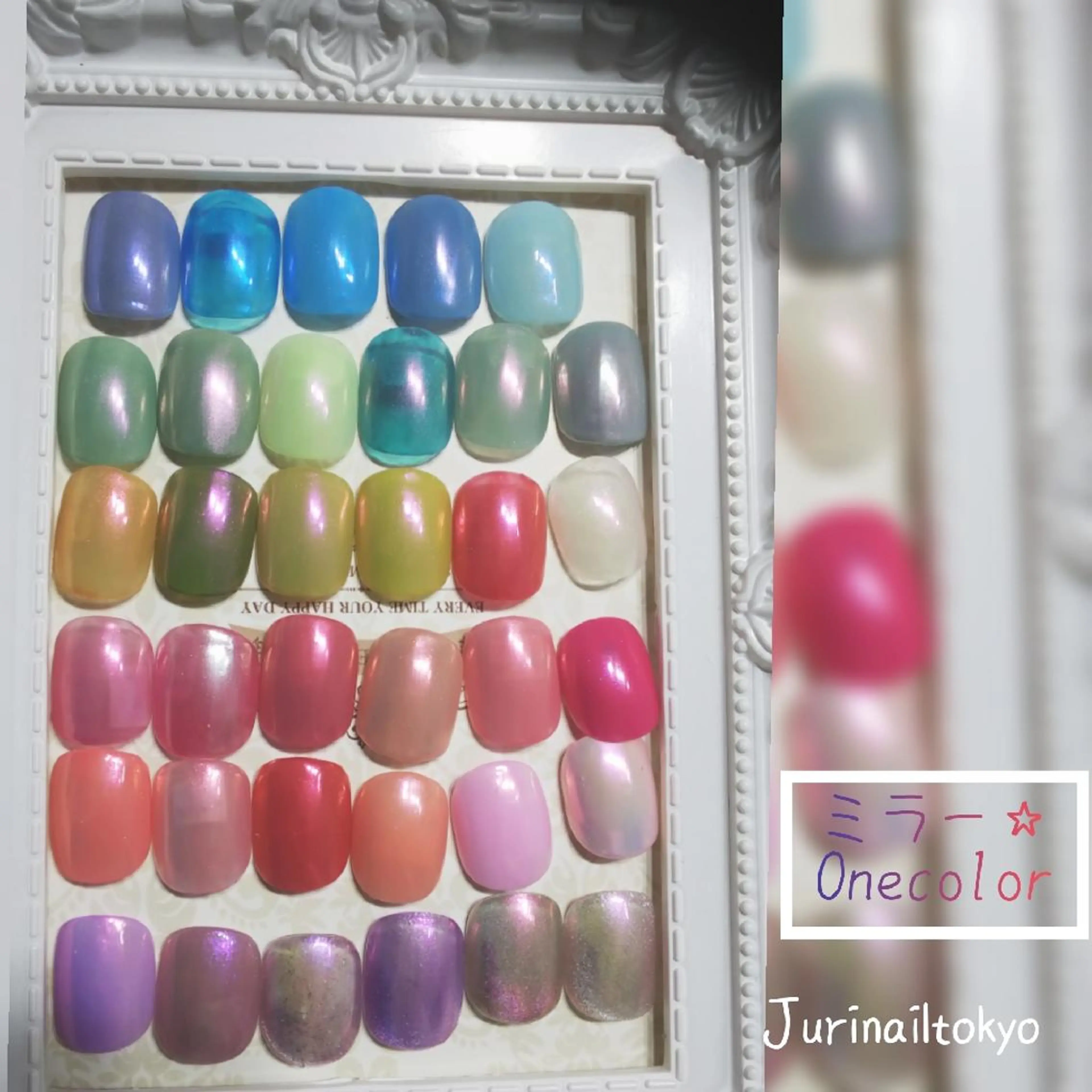 ネイル クリアネイル 韓国ネイル マグネットネイル ニュアンスネイル シンプルネイル jurinailtokyo所属・jurinail tokyoのネイルデザイン