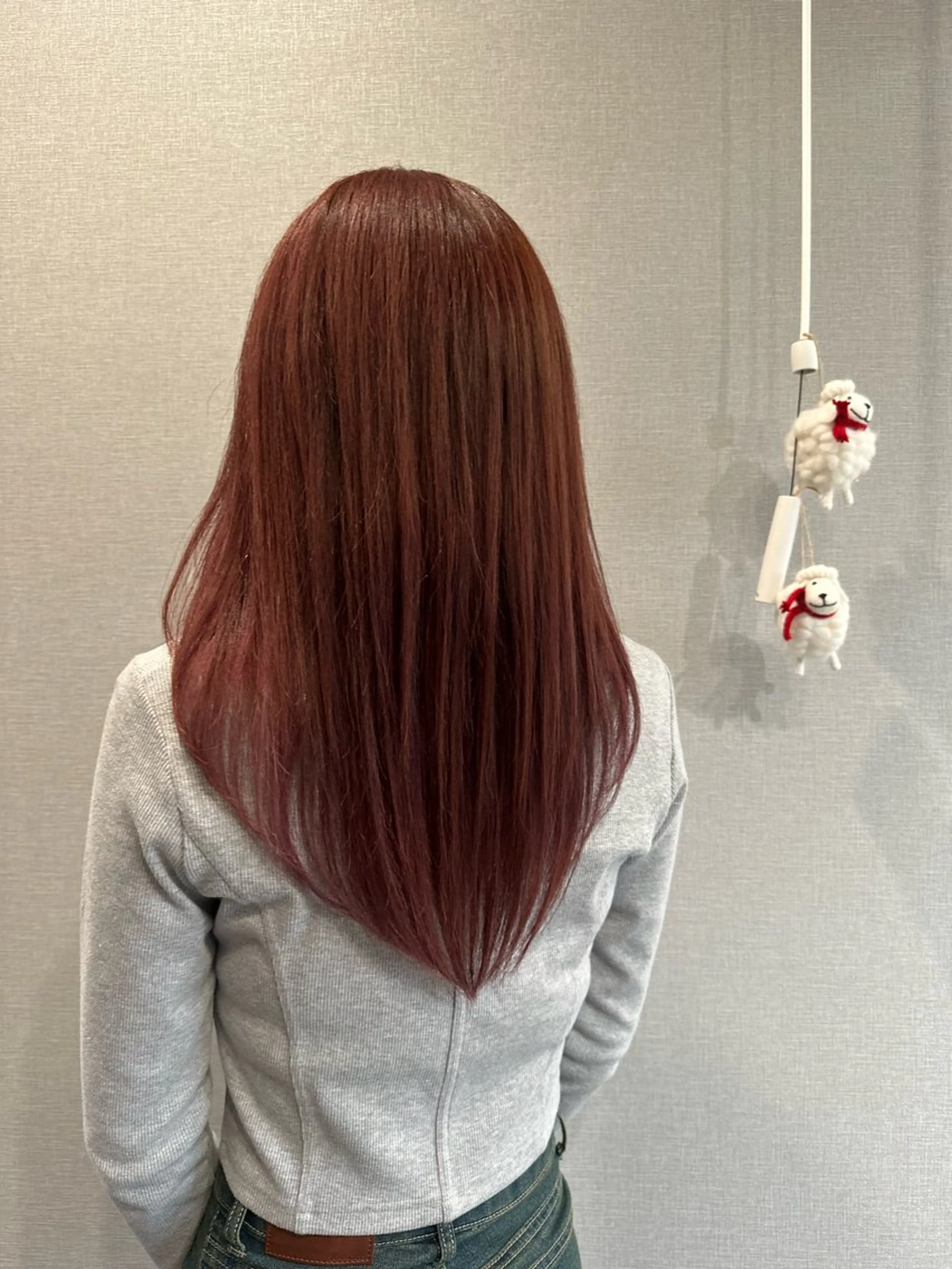 ロング カラー カット ヘアカラー トリートメント K Harukaのヘアスタイル