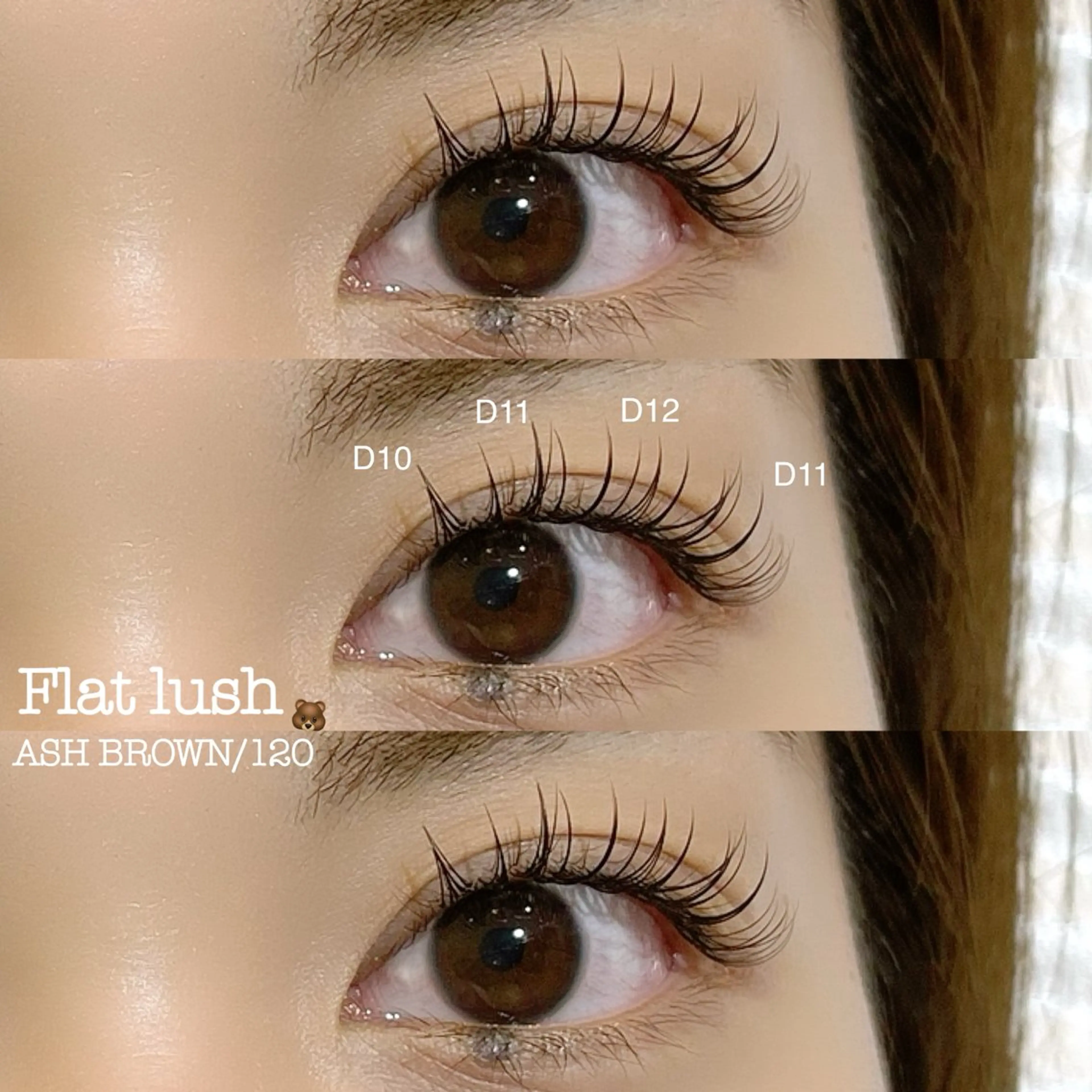 マツエク・マツパ カラーマツエク フラットラッシュ マツエク Lana by and life所属・mayu 🌷のマツエク・マツパデザイン