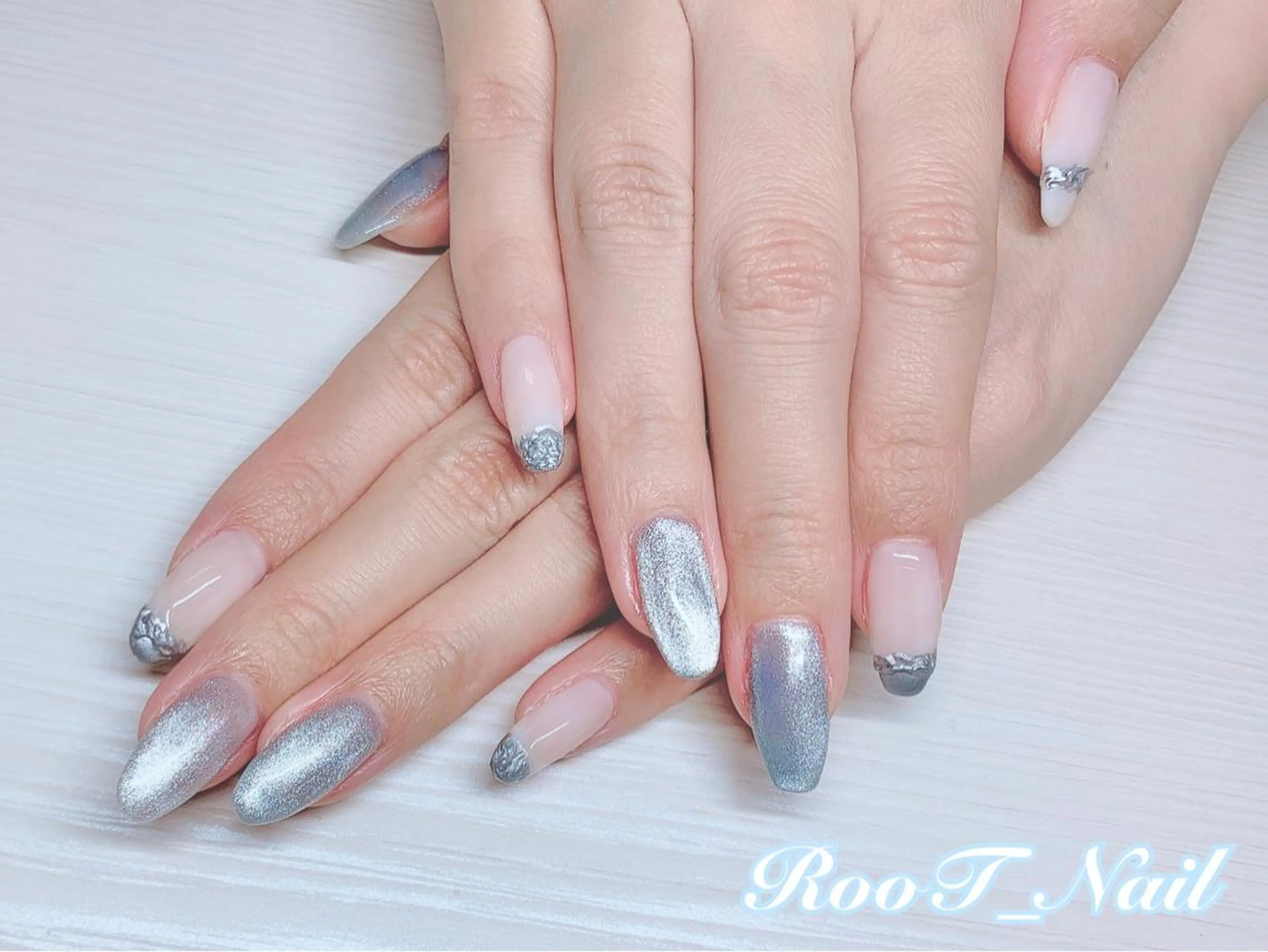 メンズ ネイル マグネットネイル ハンドネイル RooT Nailのネイルデザイン