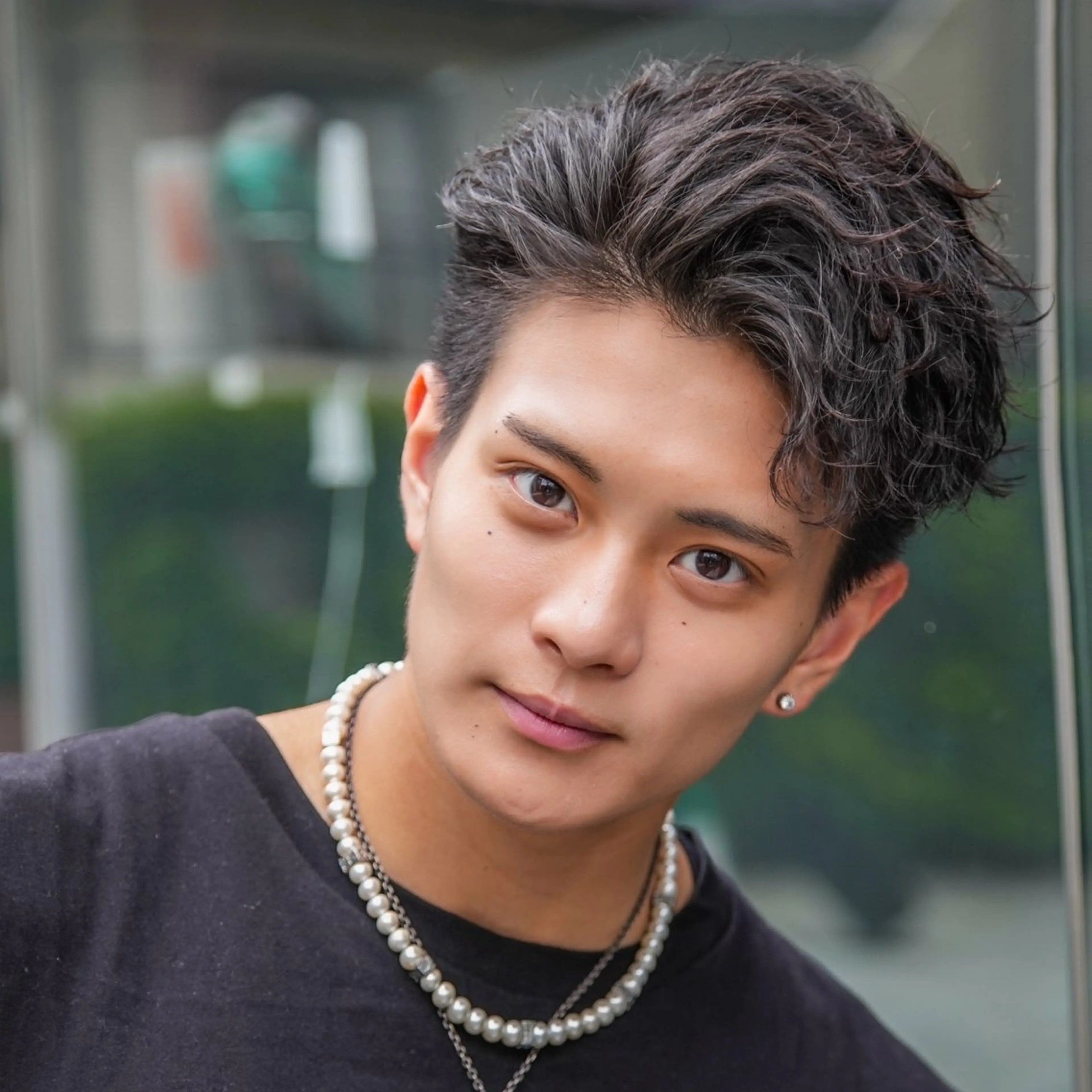 ショート カラー パーマ メンズ カット パーマ トリートメント ハイトーン/メンズマ ッシュ/KYOHEIのヘアスタイル