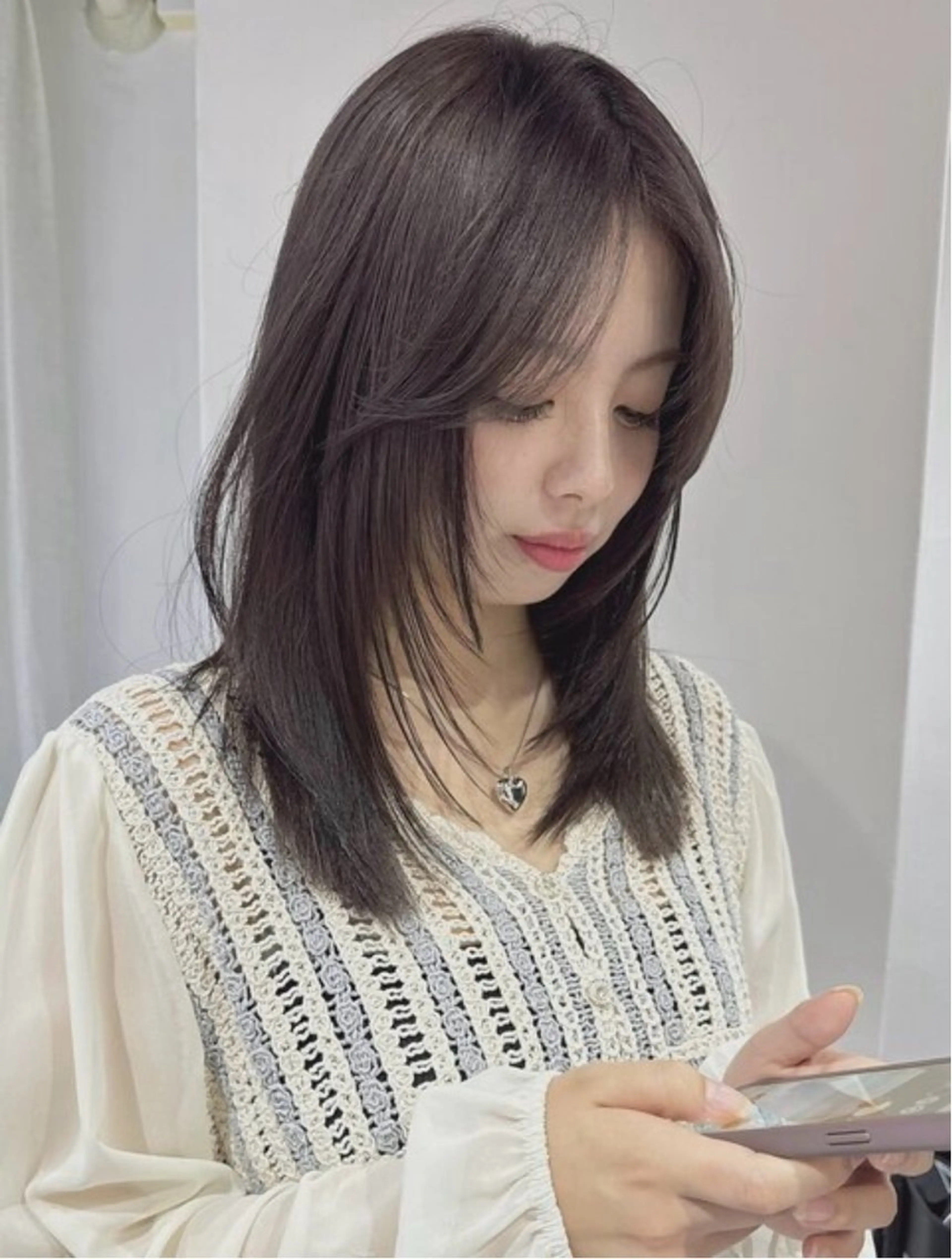 ロング カラー 🤎ᩚ暖色ブラウン りょうか🧸のヘアスタイル