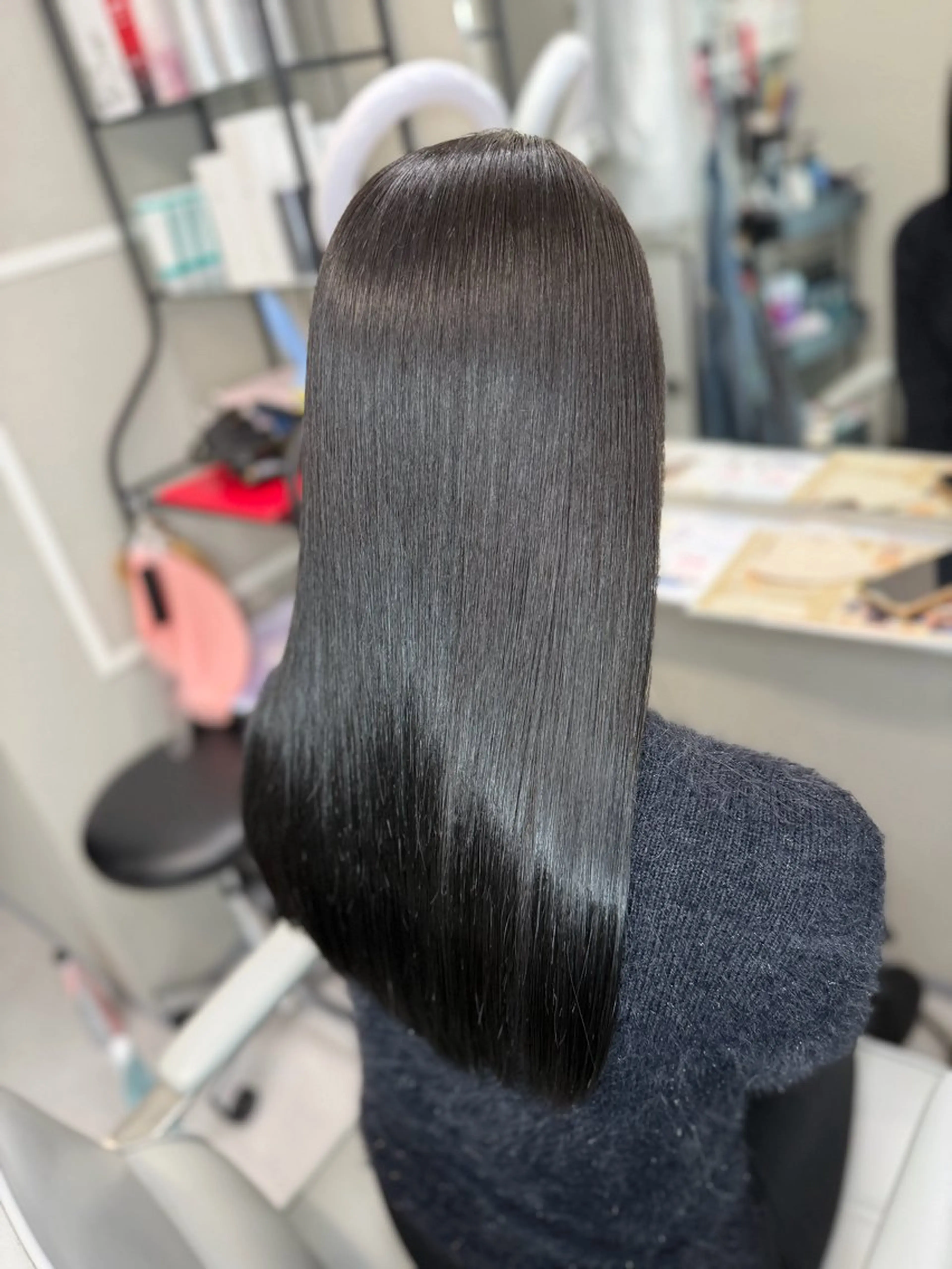 ミディアム カラー トリートメント カット トリートメント 今井 勝也のヘアスタイル