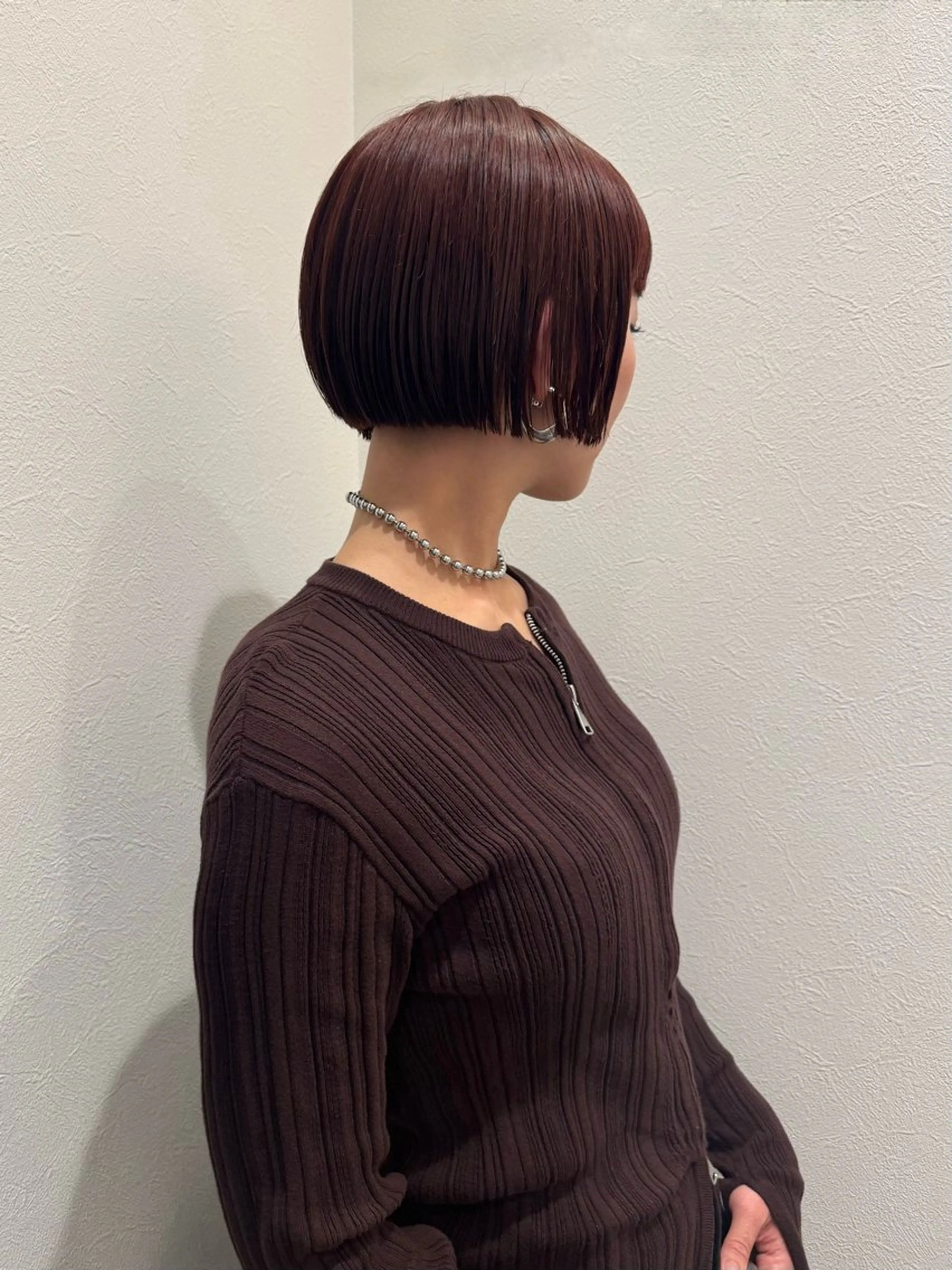 ショート カラー もりしま あやかのヘアスタイル