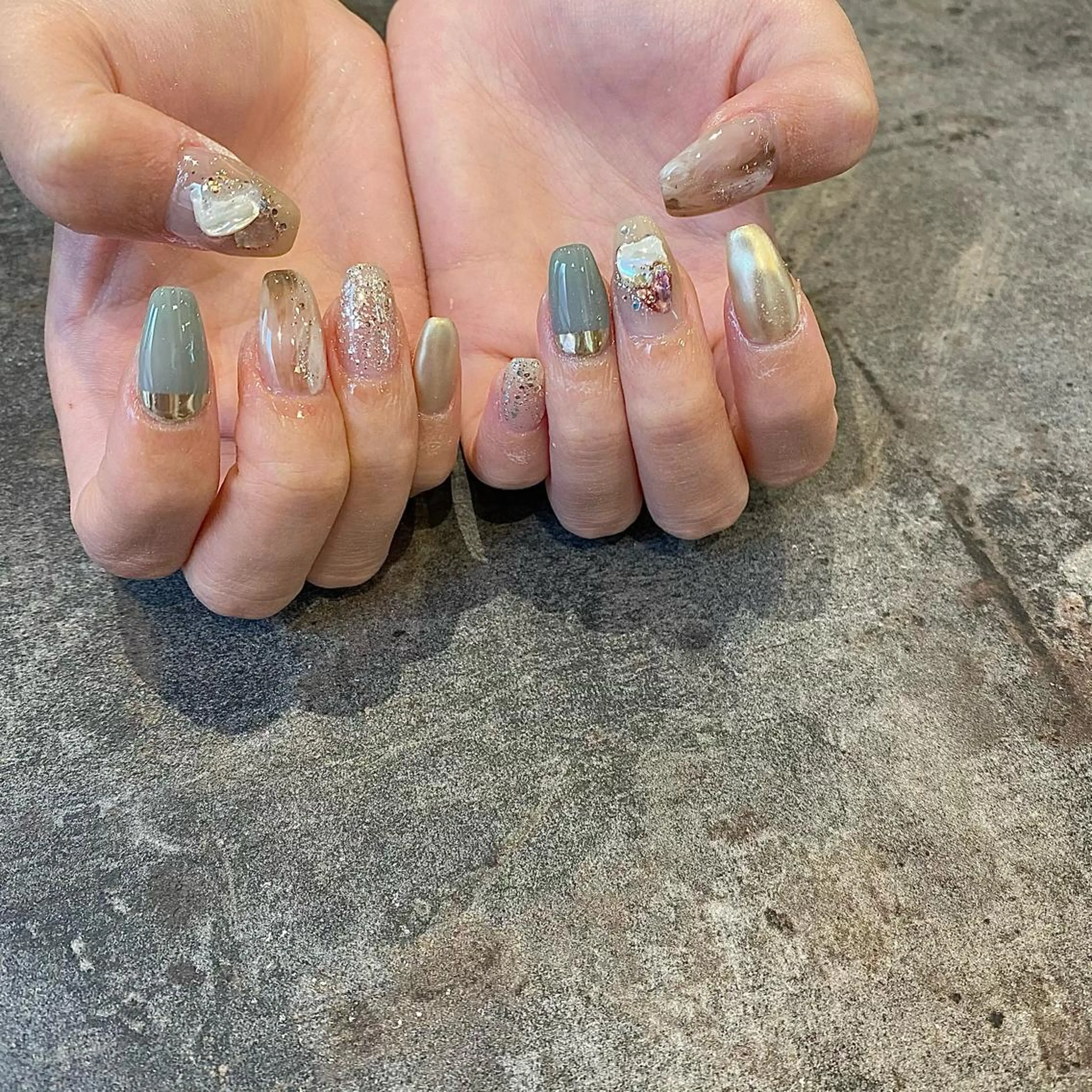 ネイル ハンドネイル 鶴田୨ৎmaison de NALIのネイルデザイン