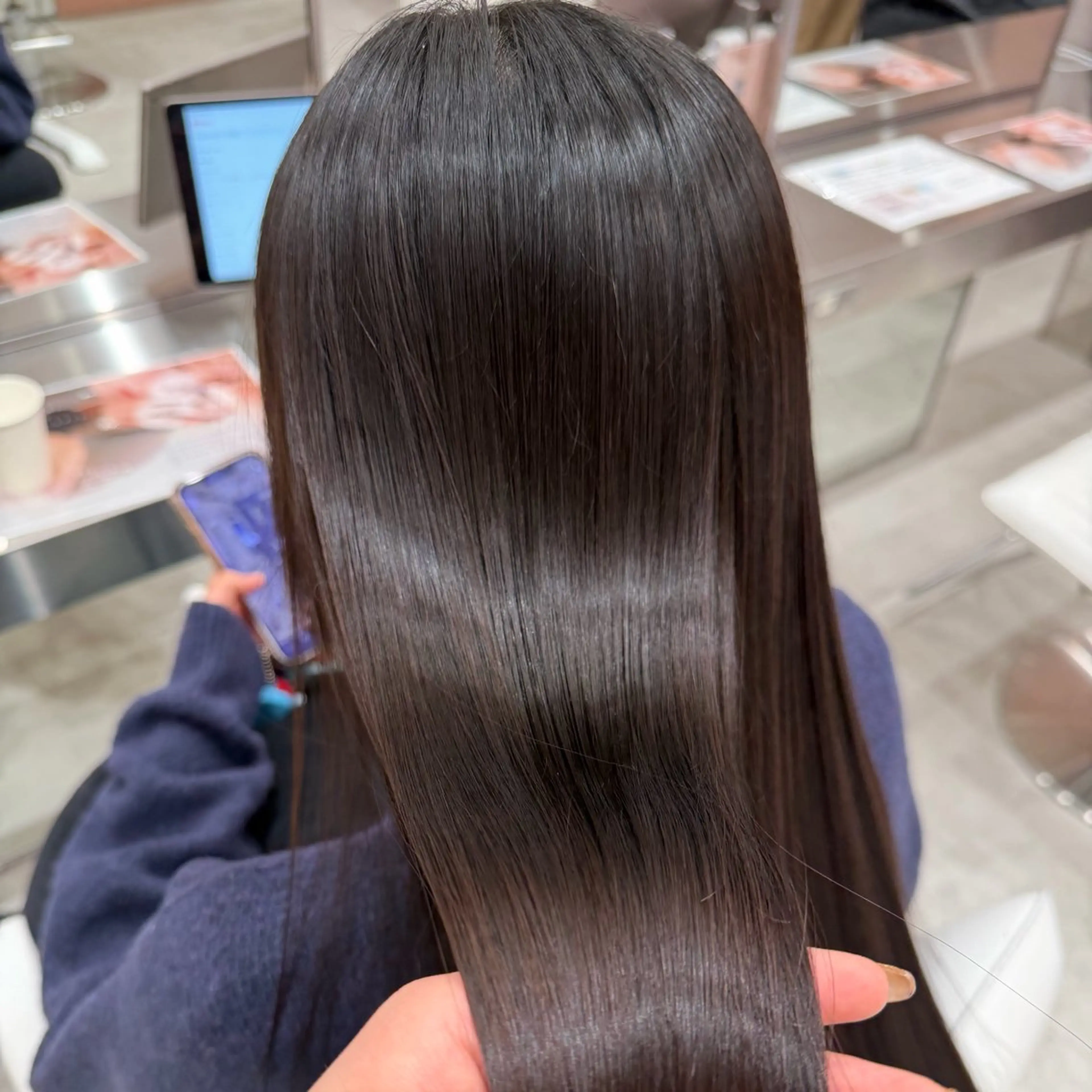 ロング 縮毛矯正 トリートメント ヘッドスパ ヘアセット 🇰🇷韓国ワンホン カラー🎀✨️AYUのヘアスタイル