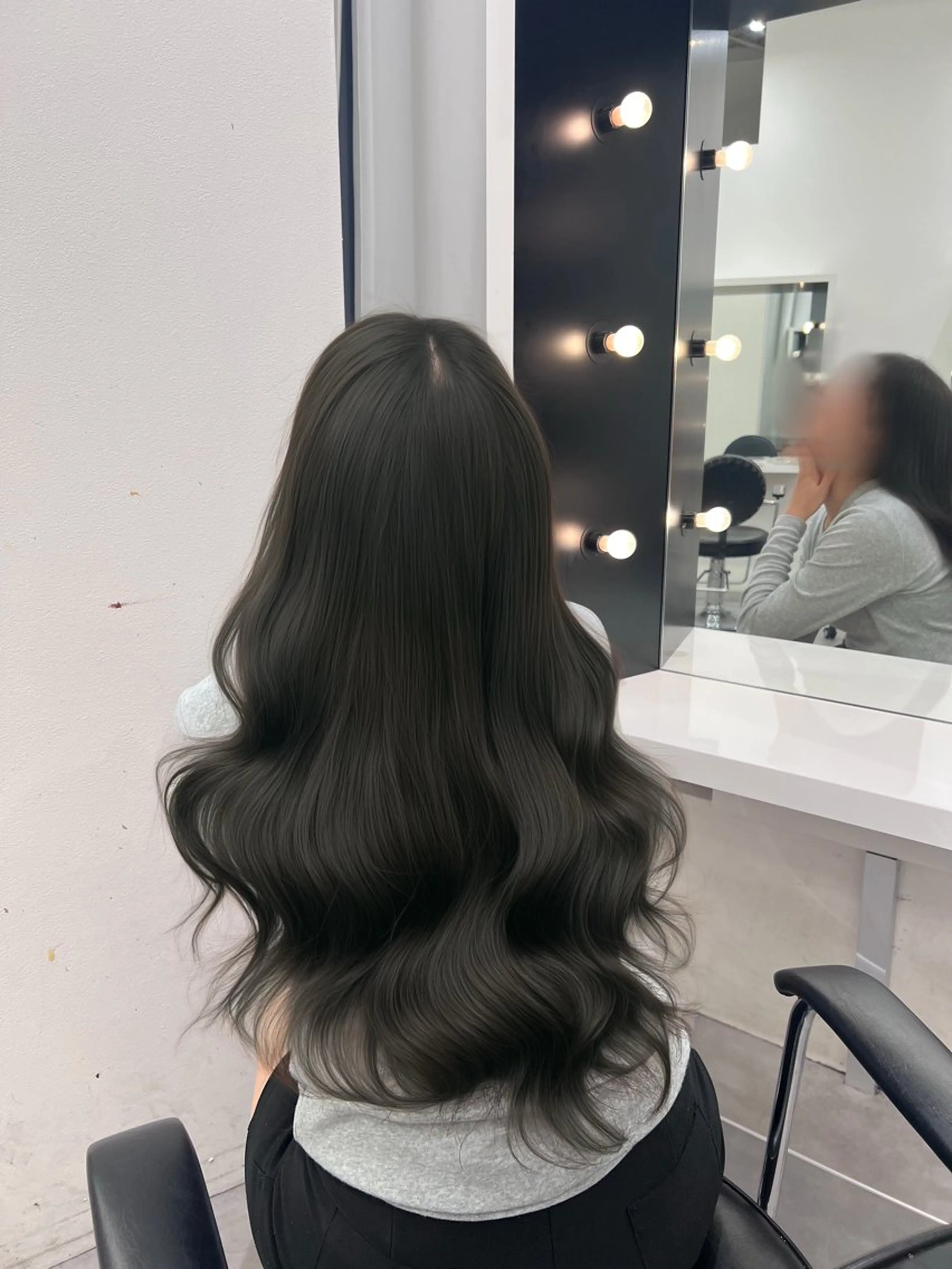 ロング ヘアカラー トリートメント しゅういち/赤み消し カラー特化のヘアスタイル