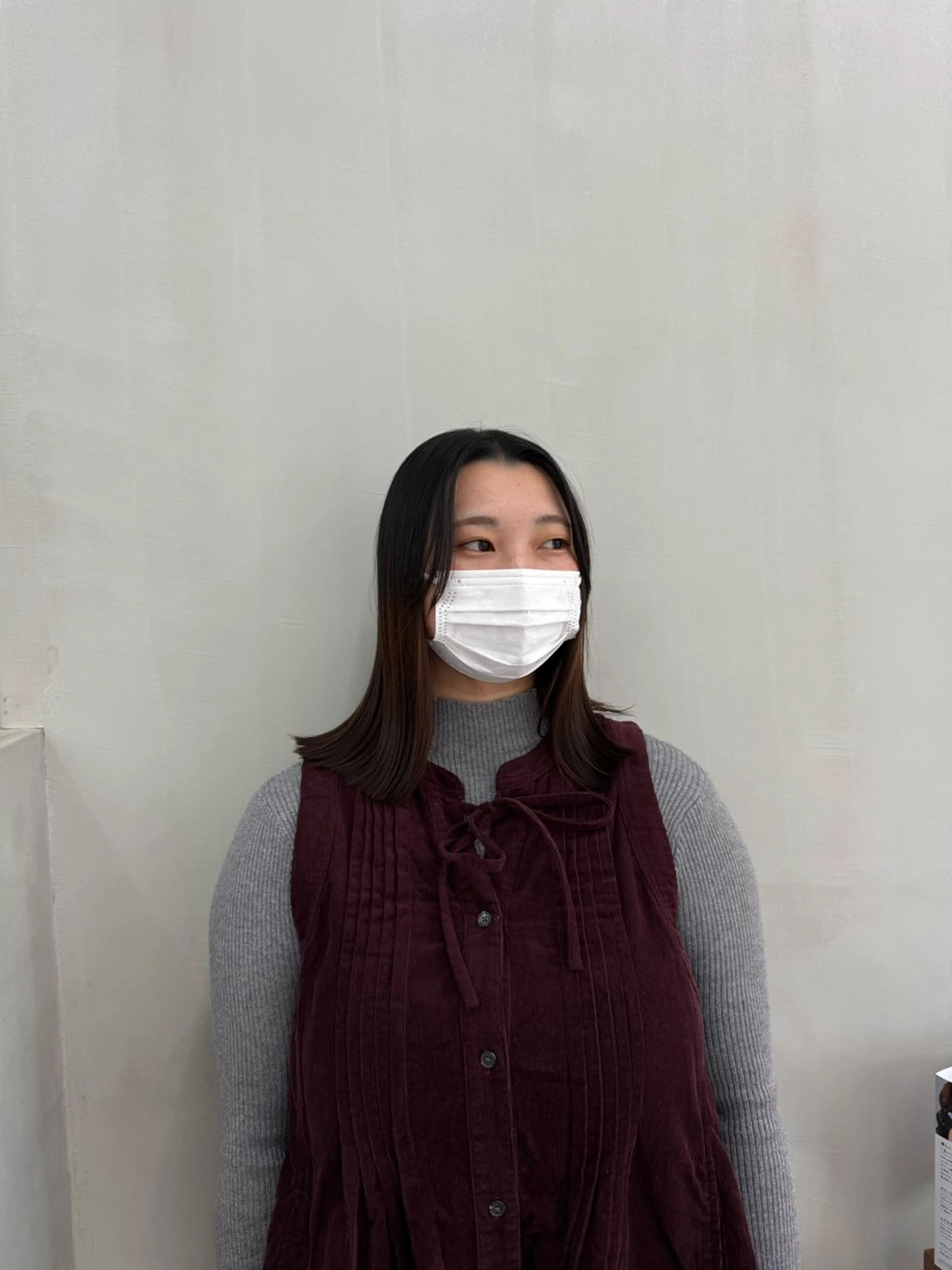 ミディアム 長谷部 友香のヘアスタイル