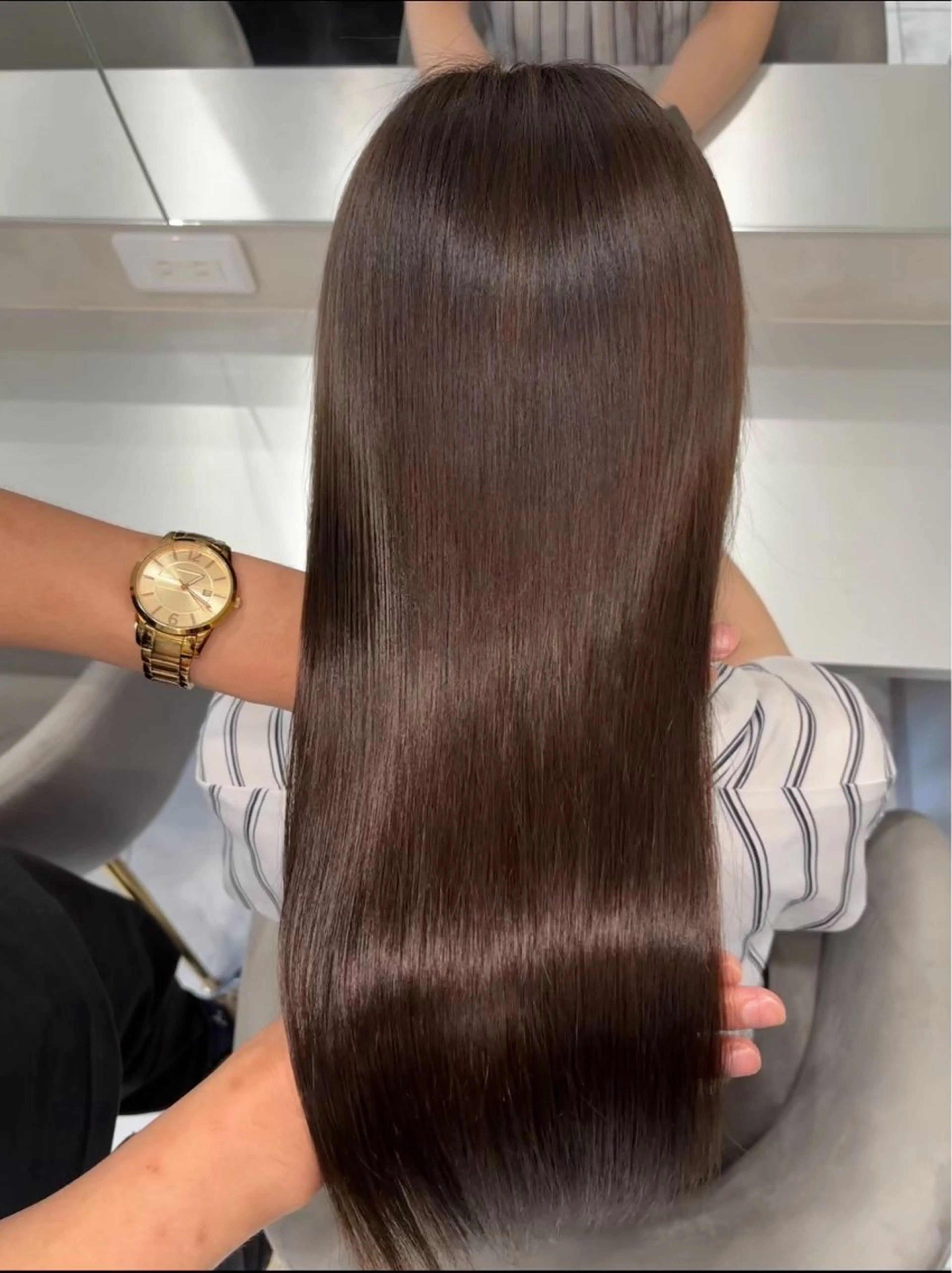 ロング ショートボブ ボブ ハッシュカット ハイライト 髪質改善 荒金 大翔のヘアスタイル