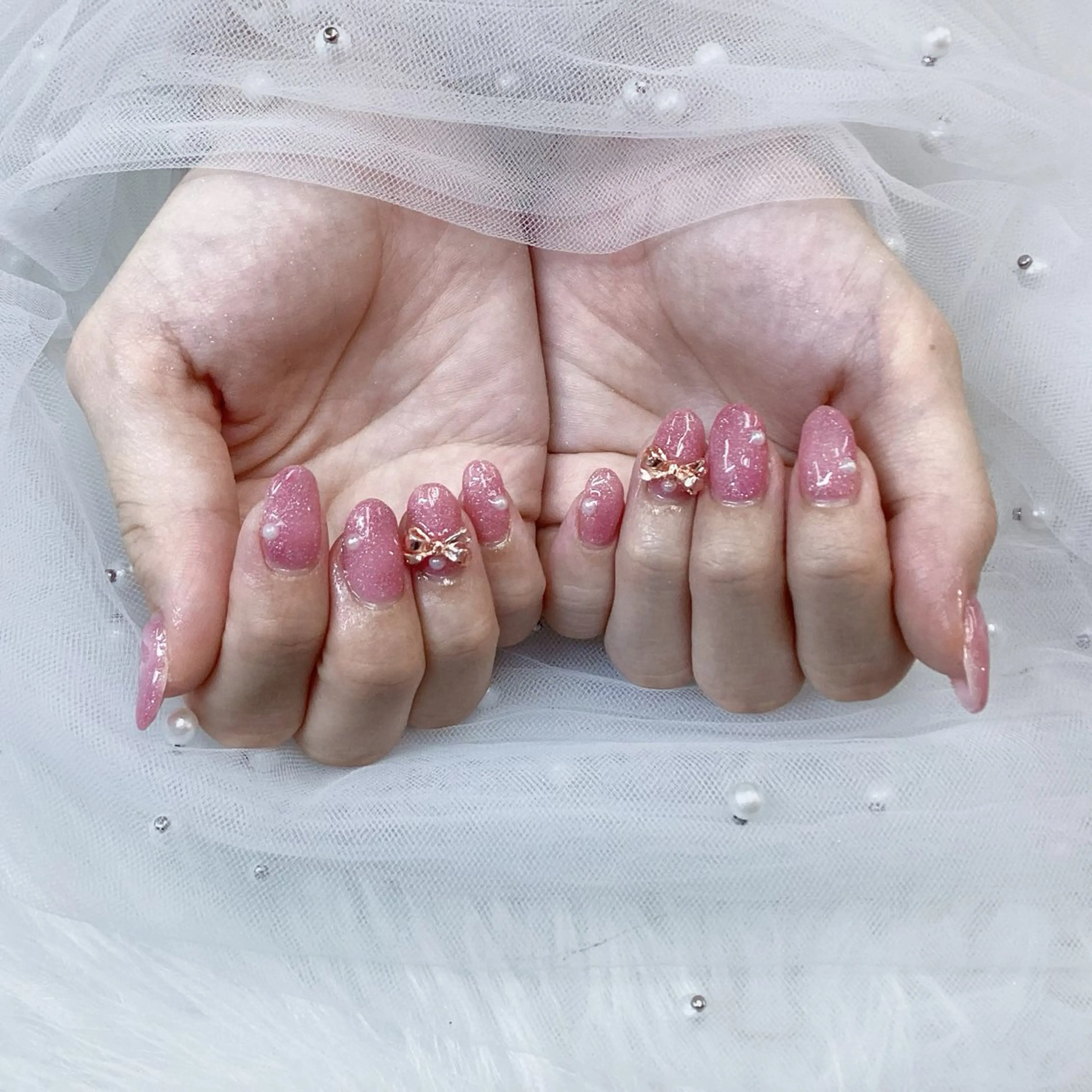 ネイル パーツ全部¥110 サロンミミのネイルデザイン