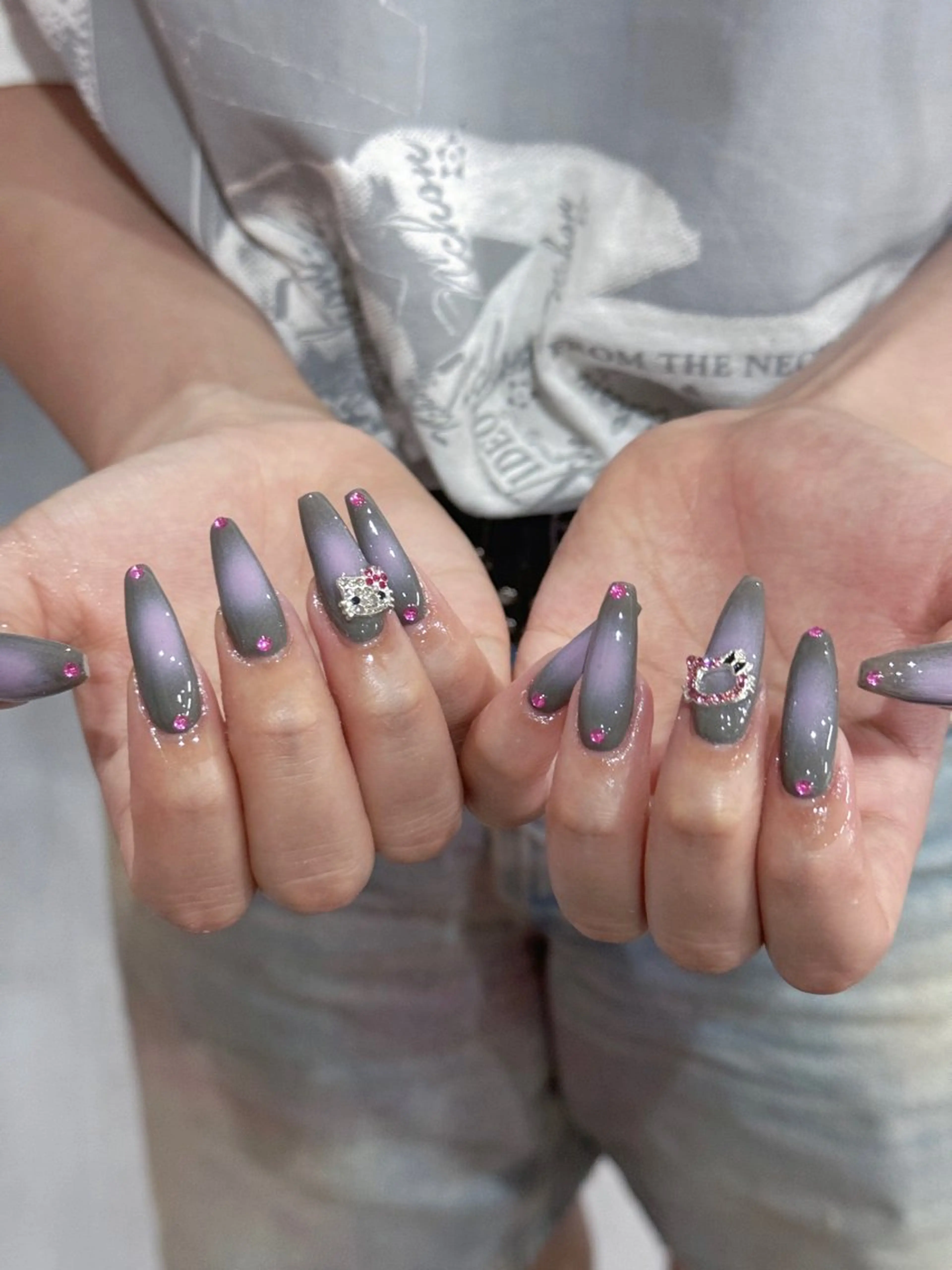 ネイル ハンドネイル Dark honey スカルプ専門原宿店のネイルデザイン