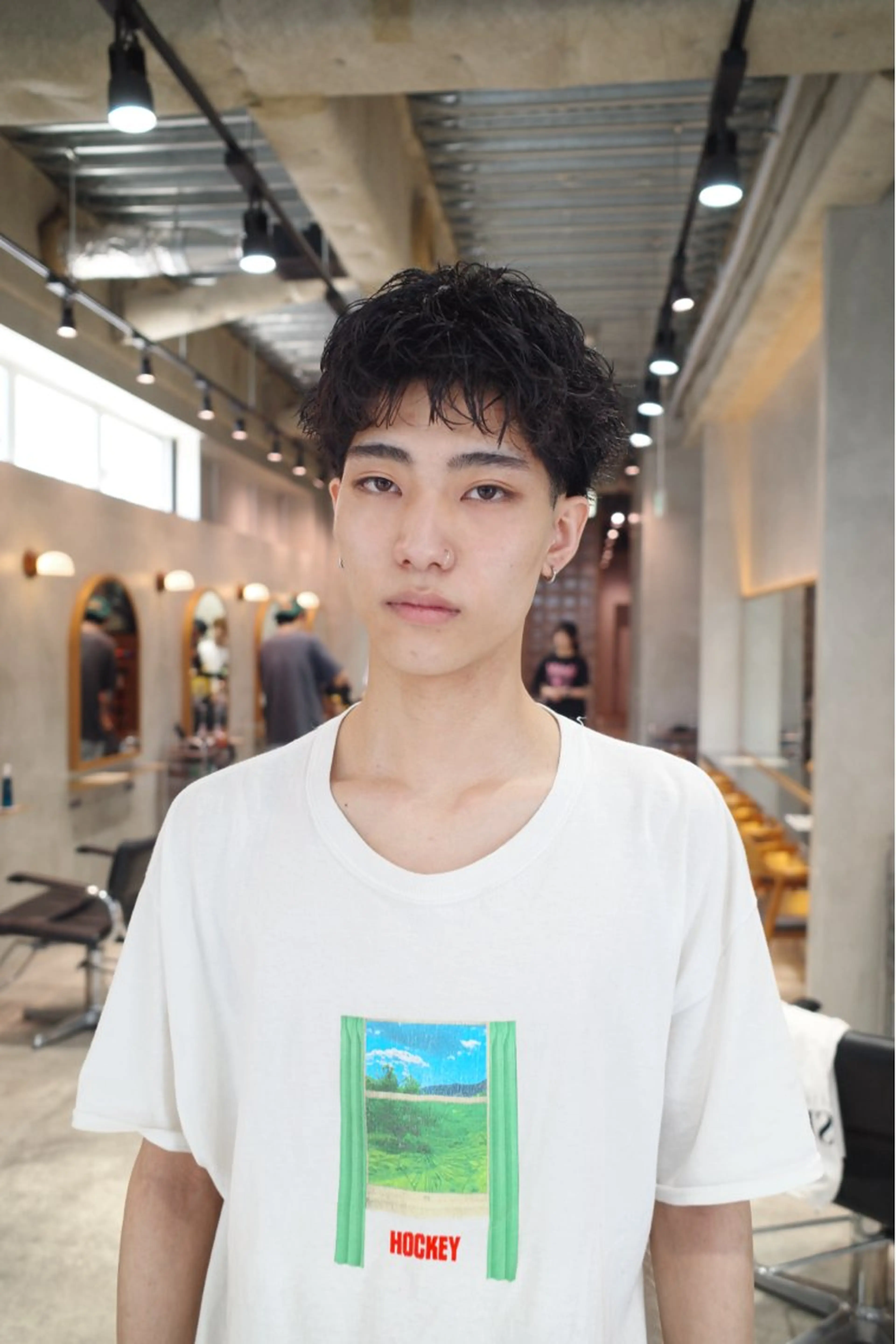 パーマ メンズ カット パーマ fifth 清水睦月のヘアスタイル