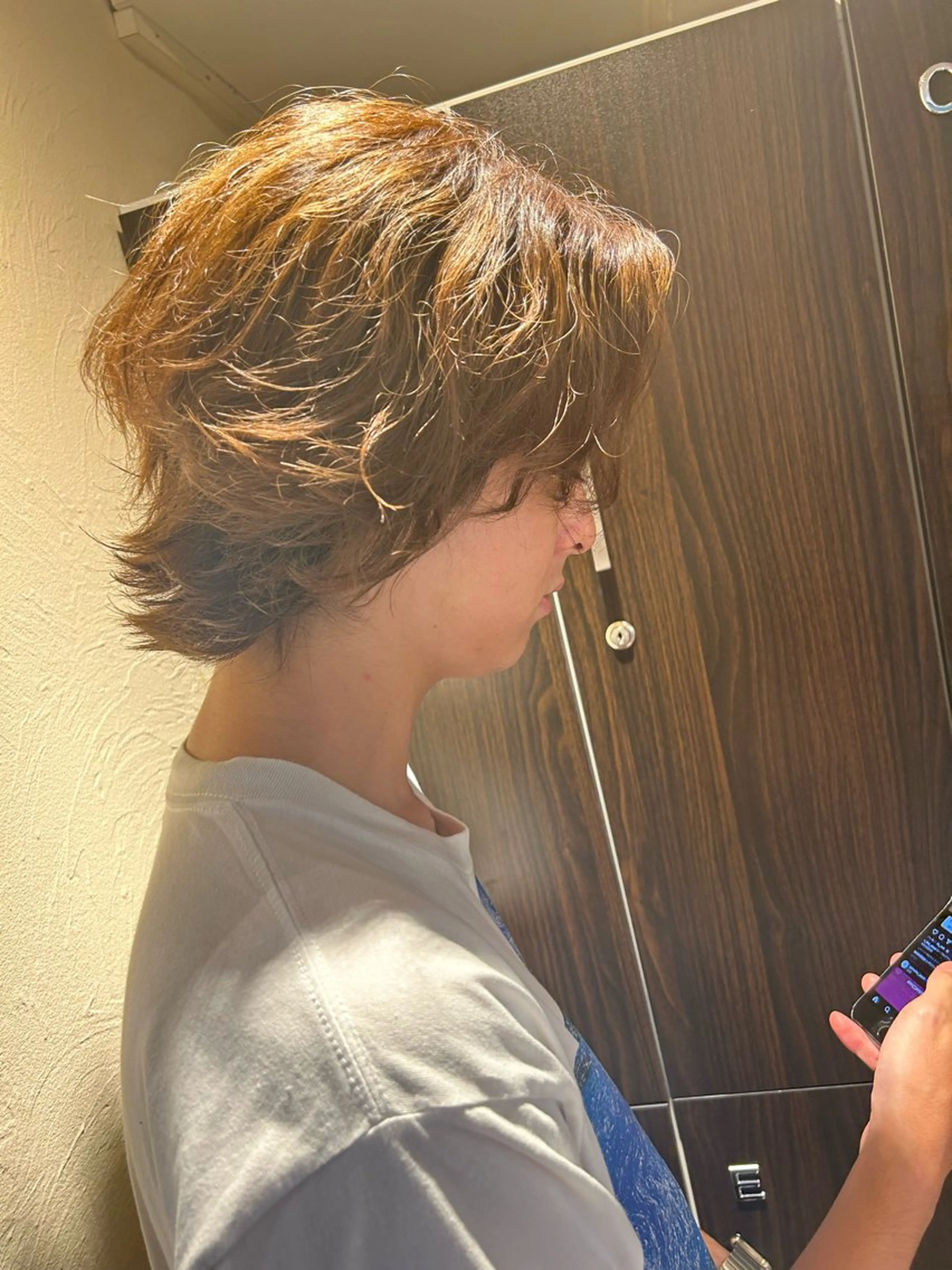 ショート aen parlor所属・💐レイヤー/ 暖色/りゅーき💐のヘアスタイル