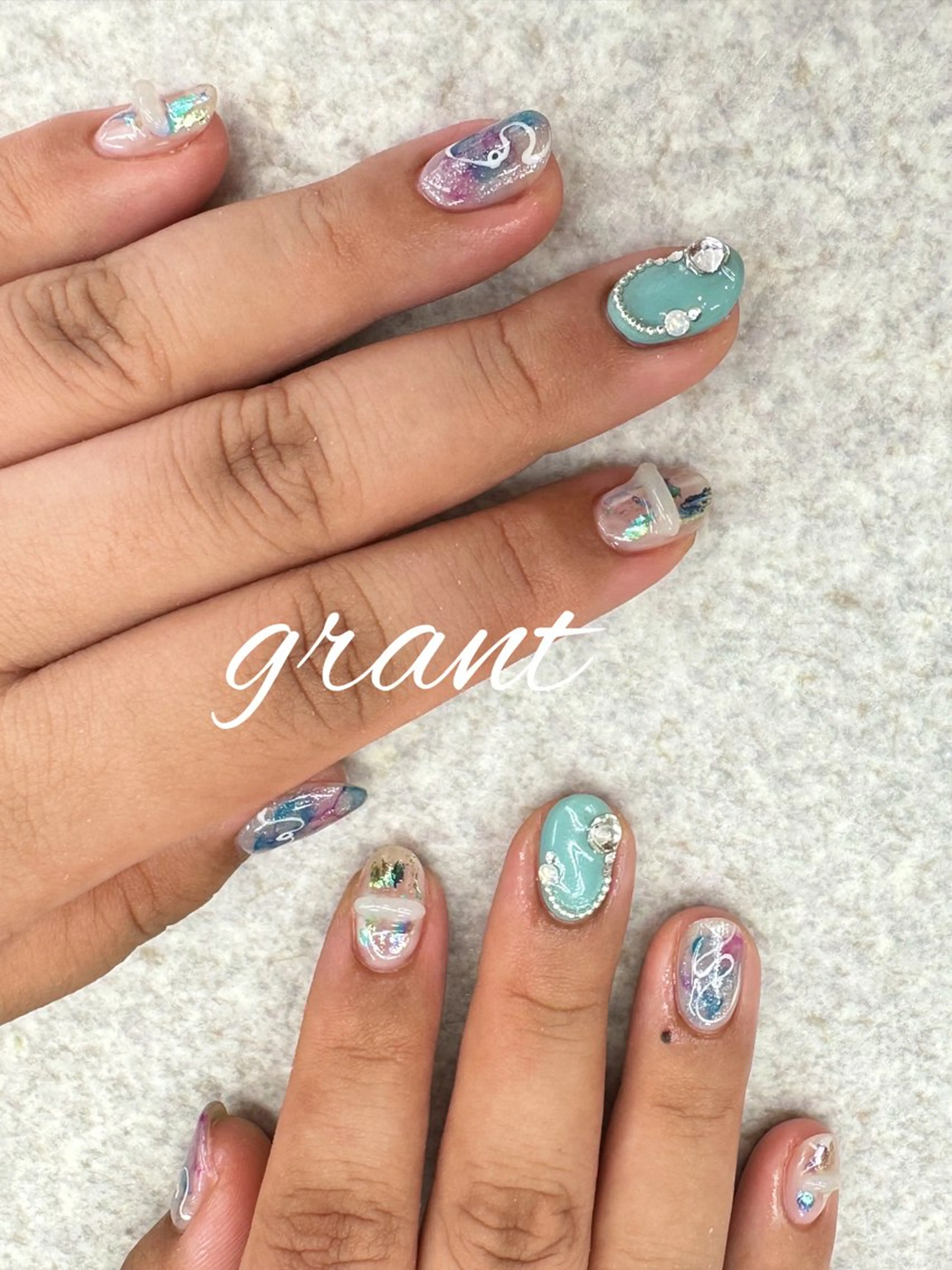 ネイル ジェルネイル nailsalon grantのネイルデザイン