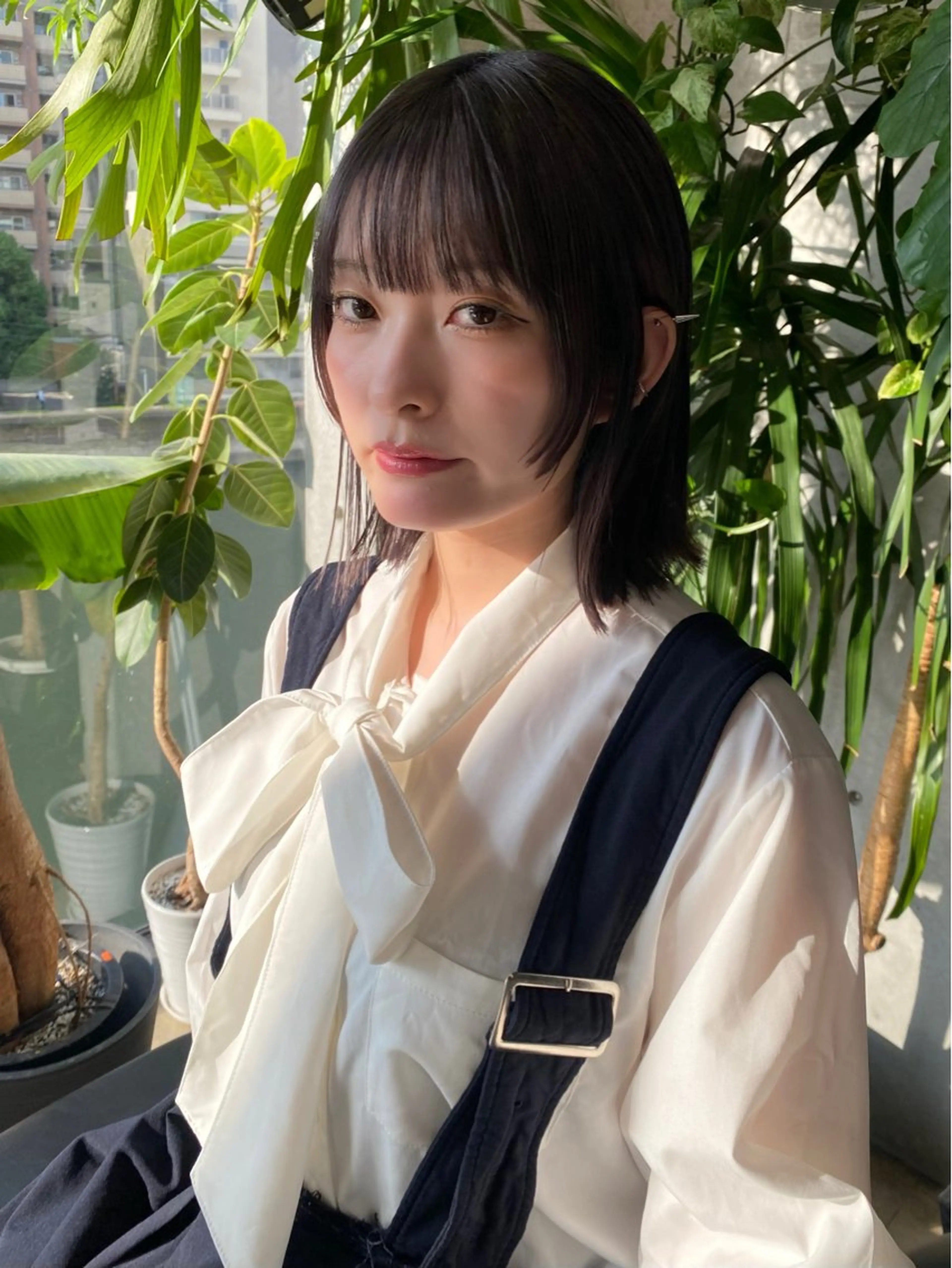 ミディアム カラー ウルフカット カット ヘアカラー トリートメント 似合わせカット レイヤー/ボブのヘアスタイル