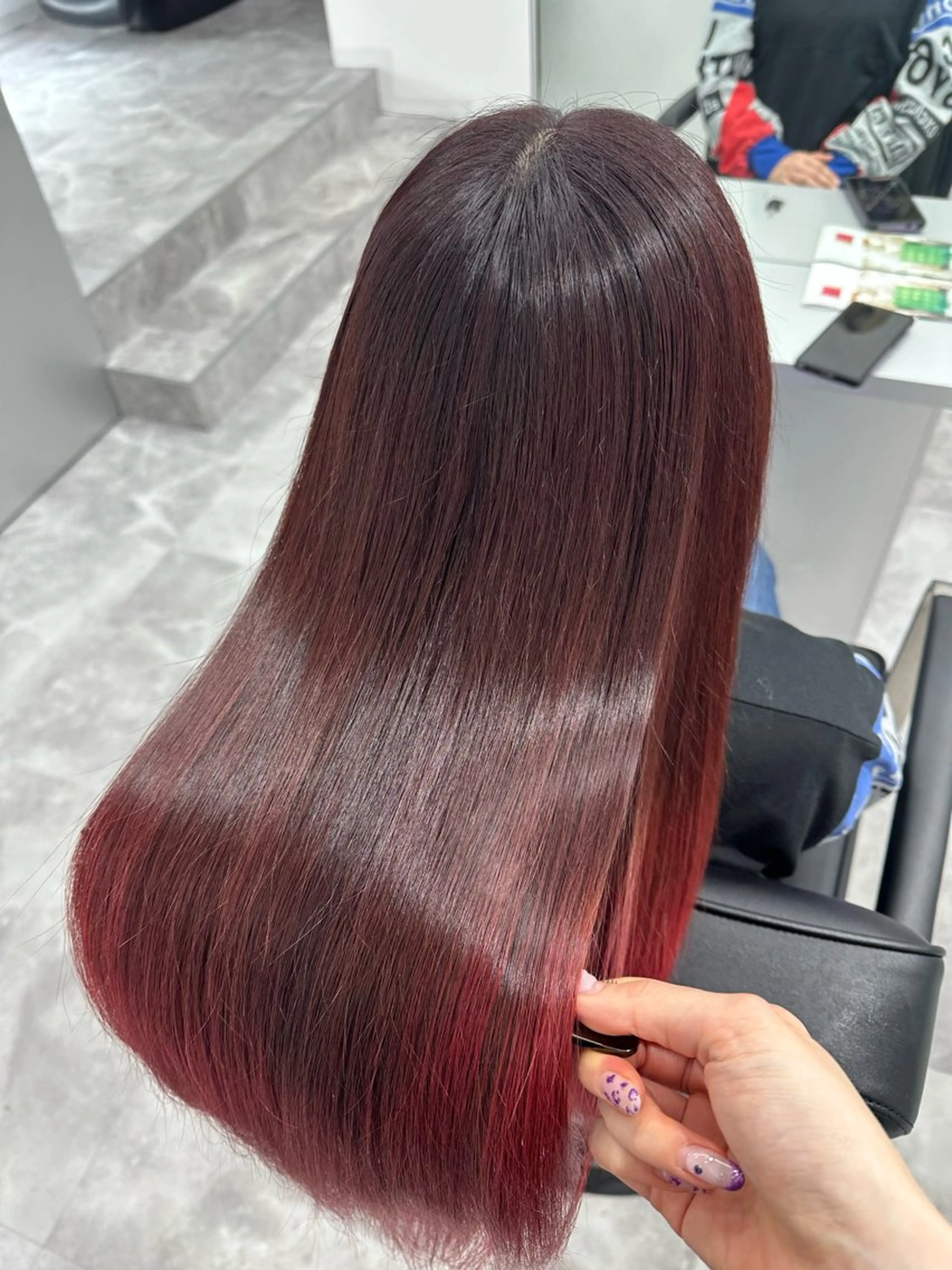 ロング カラー 髪質改善 ヘアカラー トリートメント 💜髪質改善推し💜 Sein.せりのヘアスタイル
