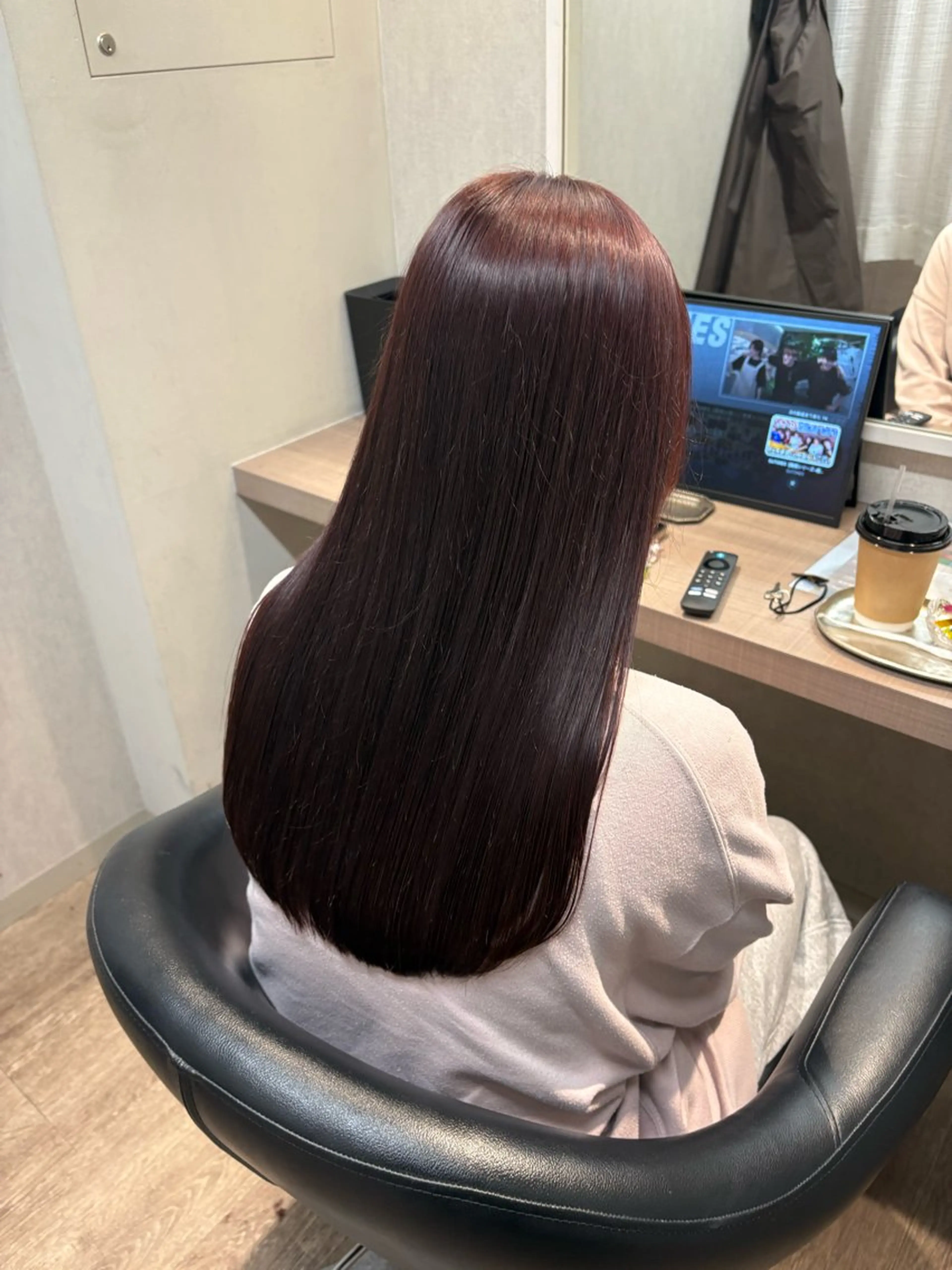 ロング カラー カット ヘアカラー トリートメント Hirona 縮毛矯正/髪質改善のヘアスタイル