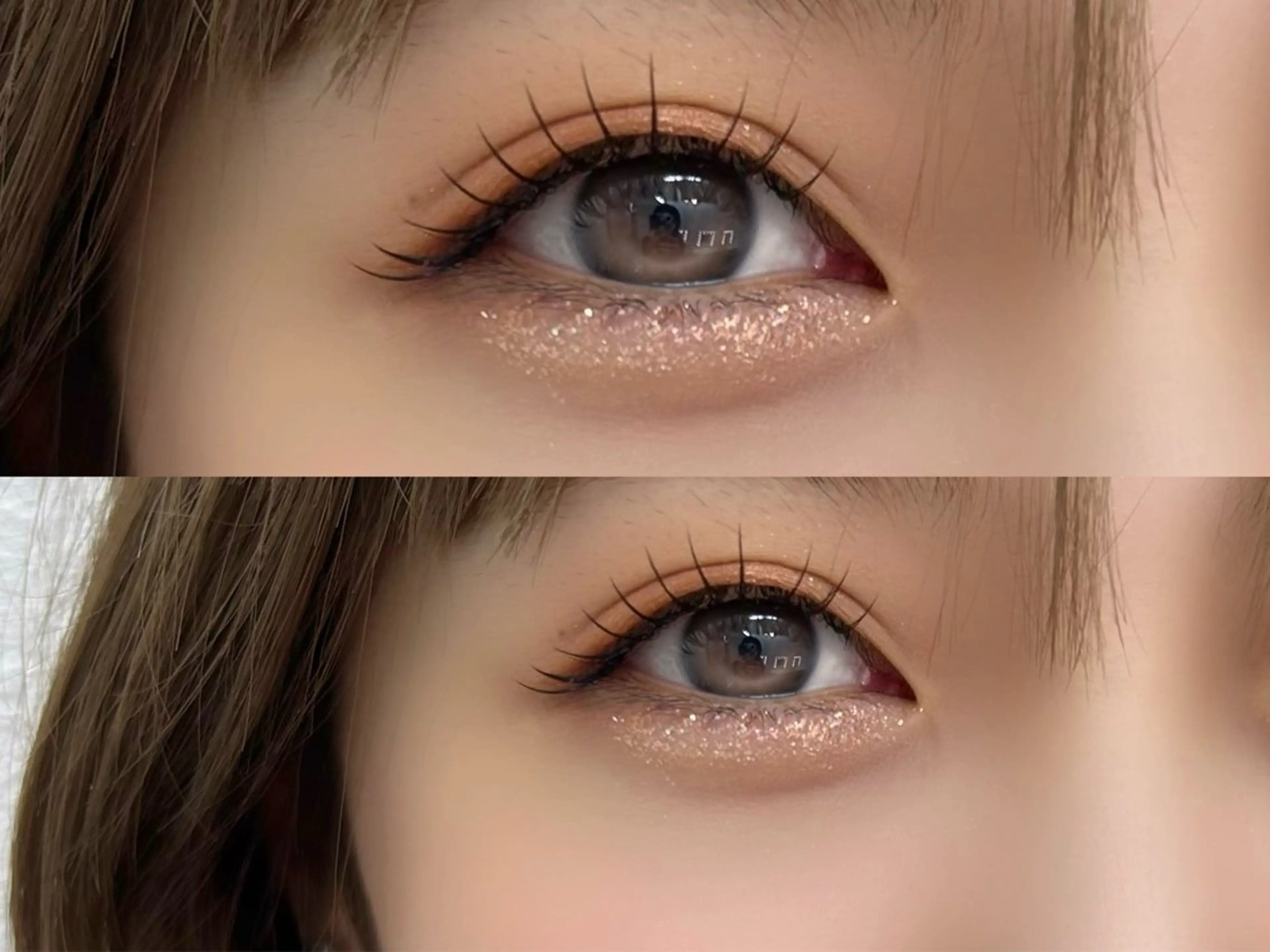 マツエク・マツパ カラーマツエク アップワードラッシュ 束感まつ毛nasu marina🎀の眉毛・アイブロウイメージ