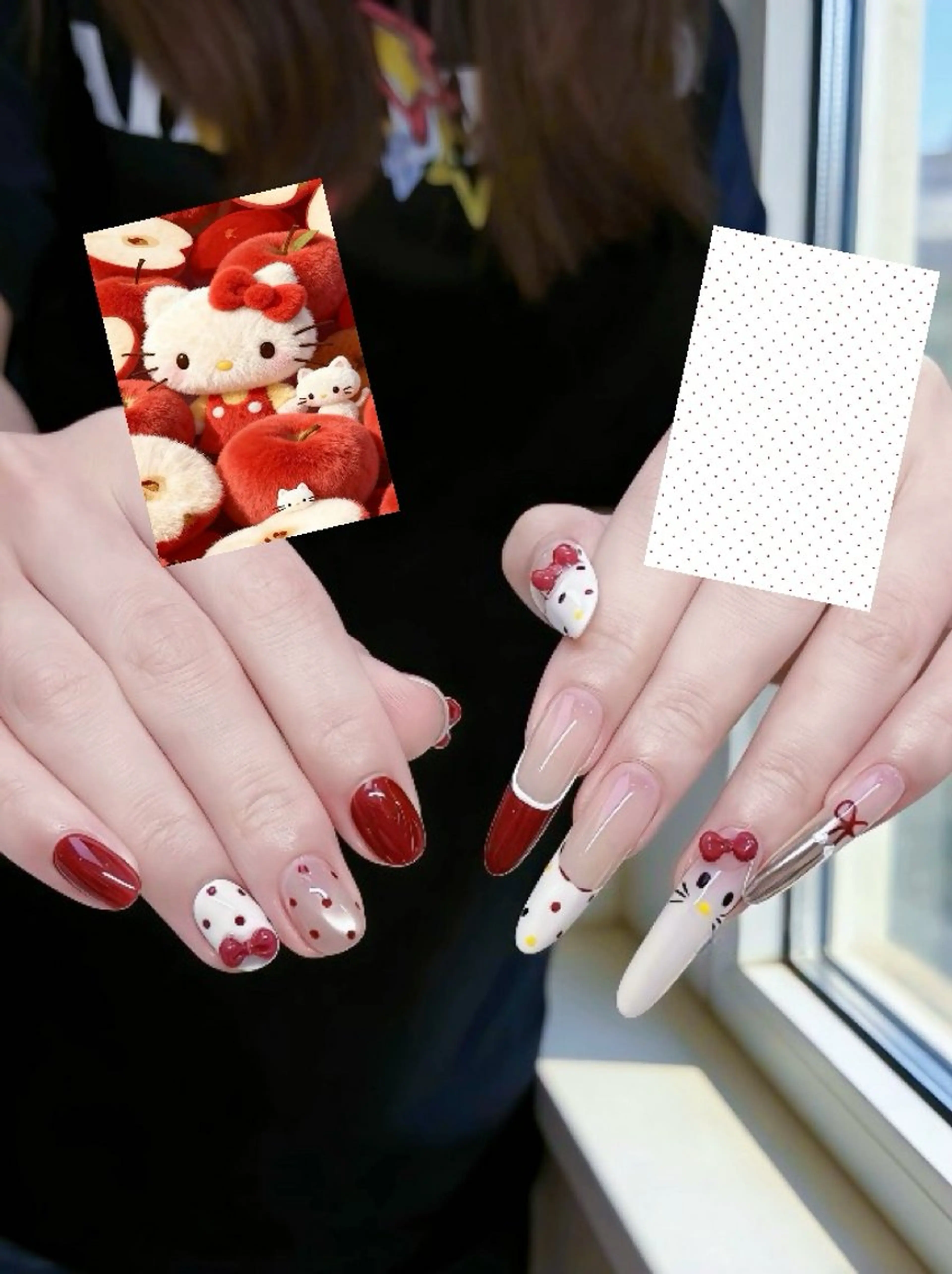 カラー グラデーションカラー ピンクカラー ハンドネイル AIN Nailのネイルデザイン