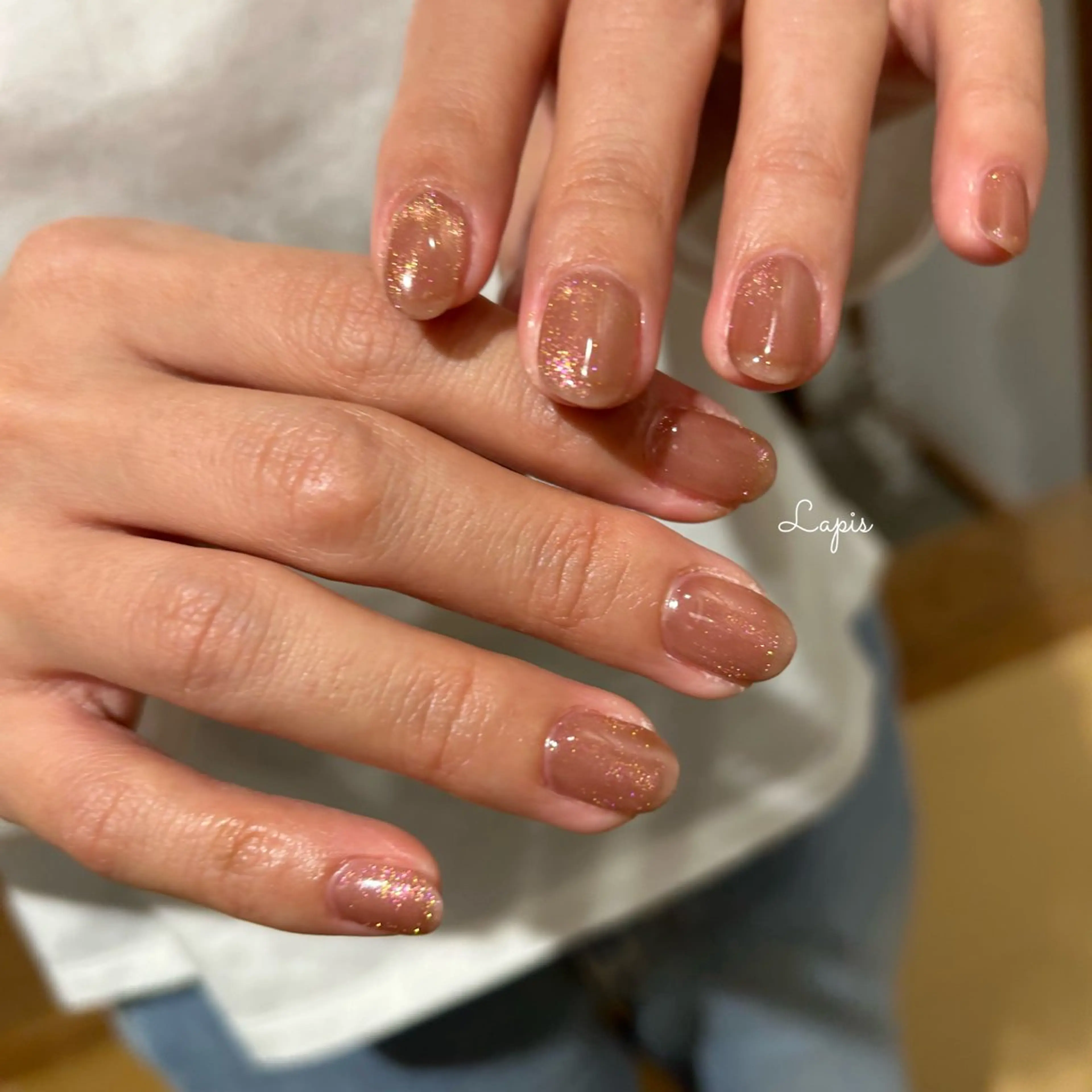 ネイル マグネットネイル ハンドネイル Lapis *のネイルデザイン