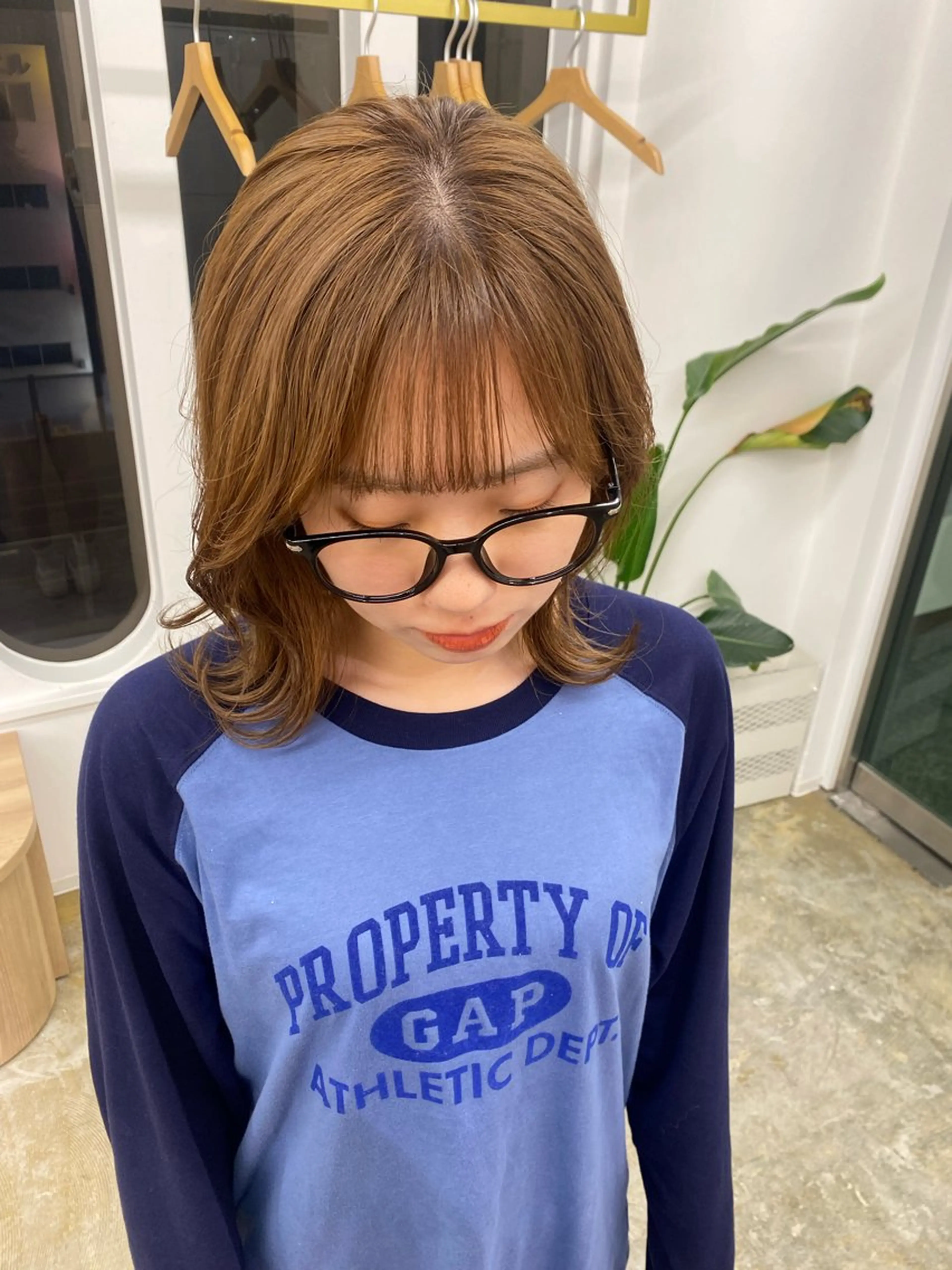 ミディアム カラー ヘアアレンジ ヘアカラー ボブ /ニュアンス/ satomi🧸💖のヘアスタイル