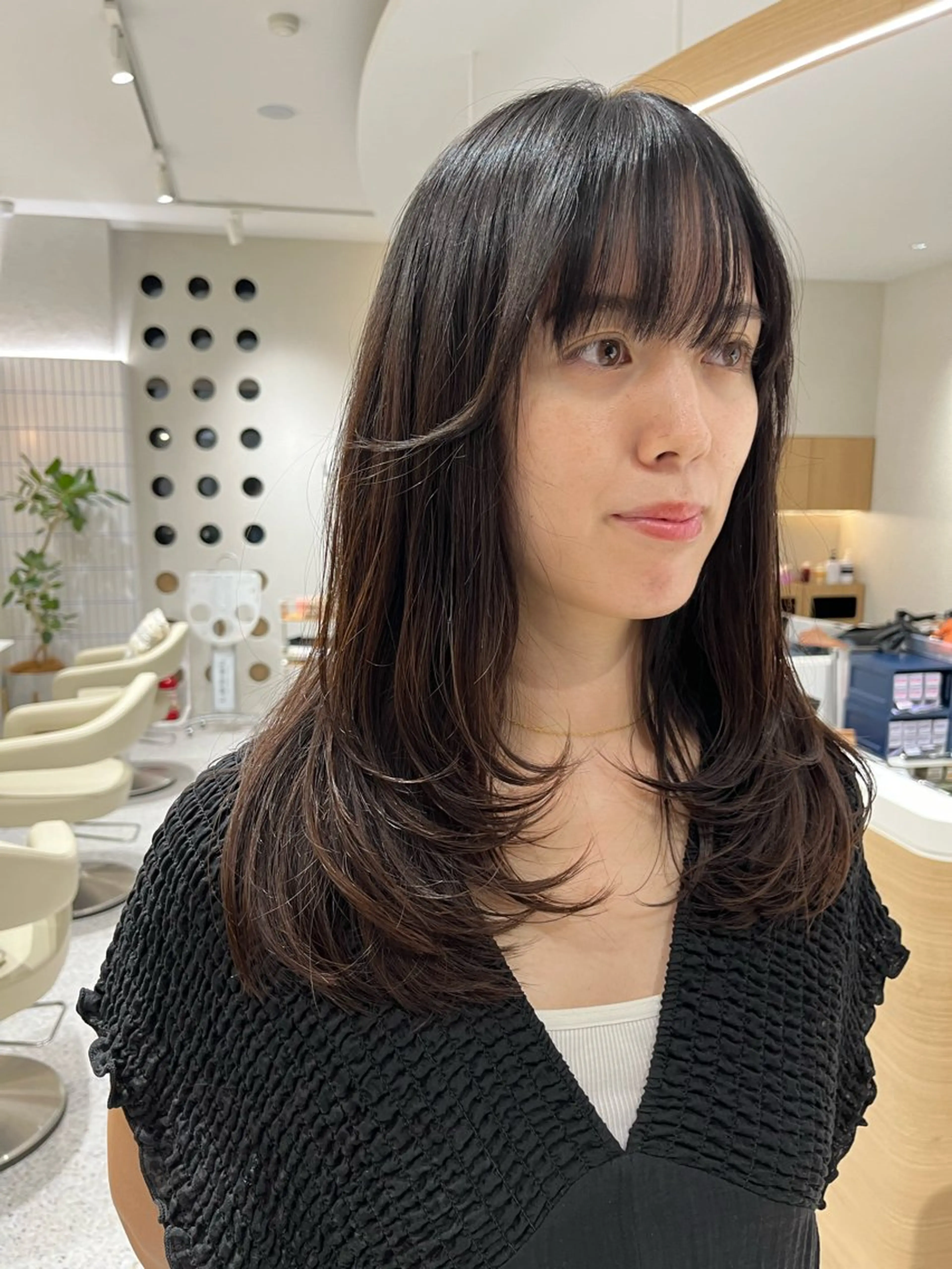 セミロング 白髪ぼかしマイスター 🫧shuri🫧のヘアスタイル