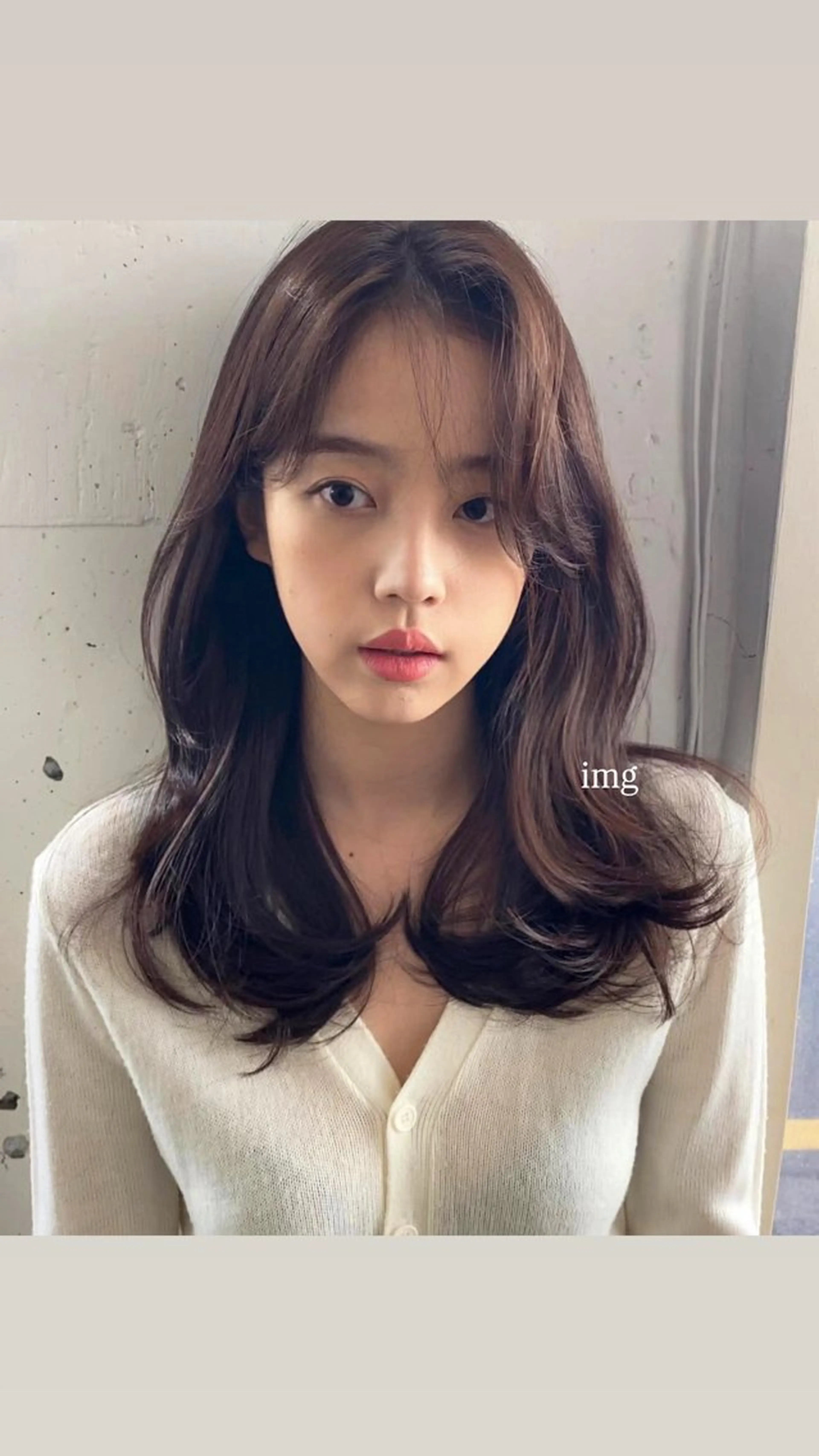 ロング カラー 🫧ボブカットモデル 韓国透明感カラー🫧のヘアスタイル