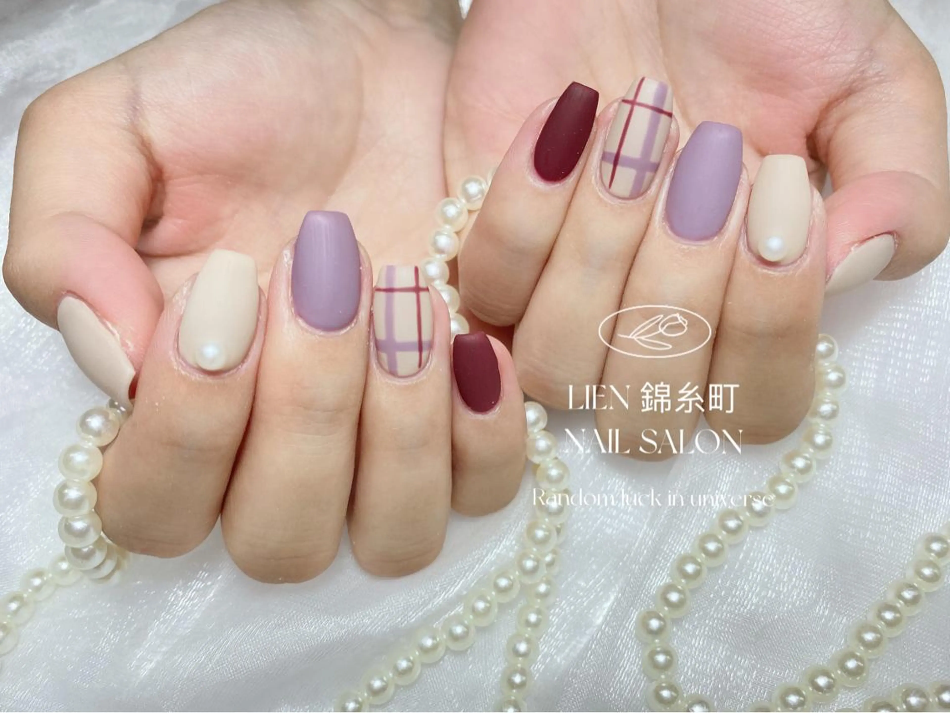 ネイル マットネイル ハンドネイル Lien _リエン リエンのネイルデザイン