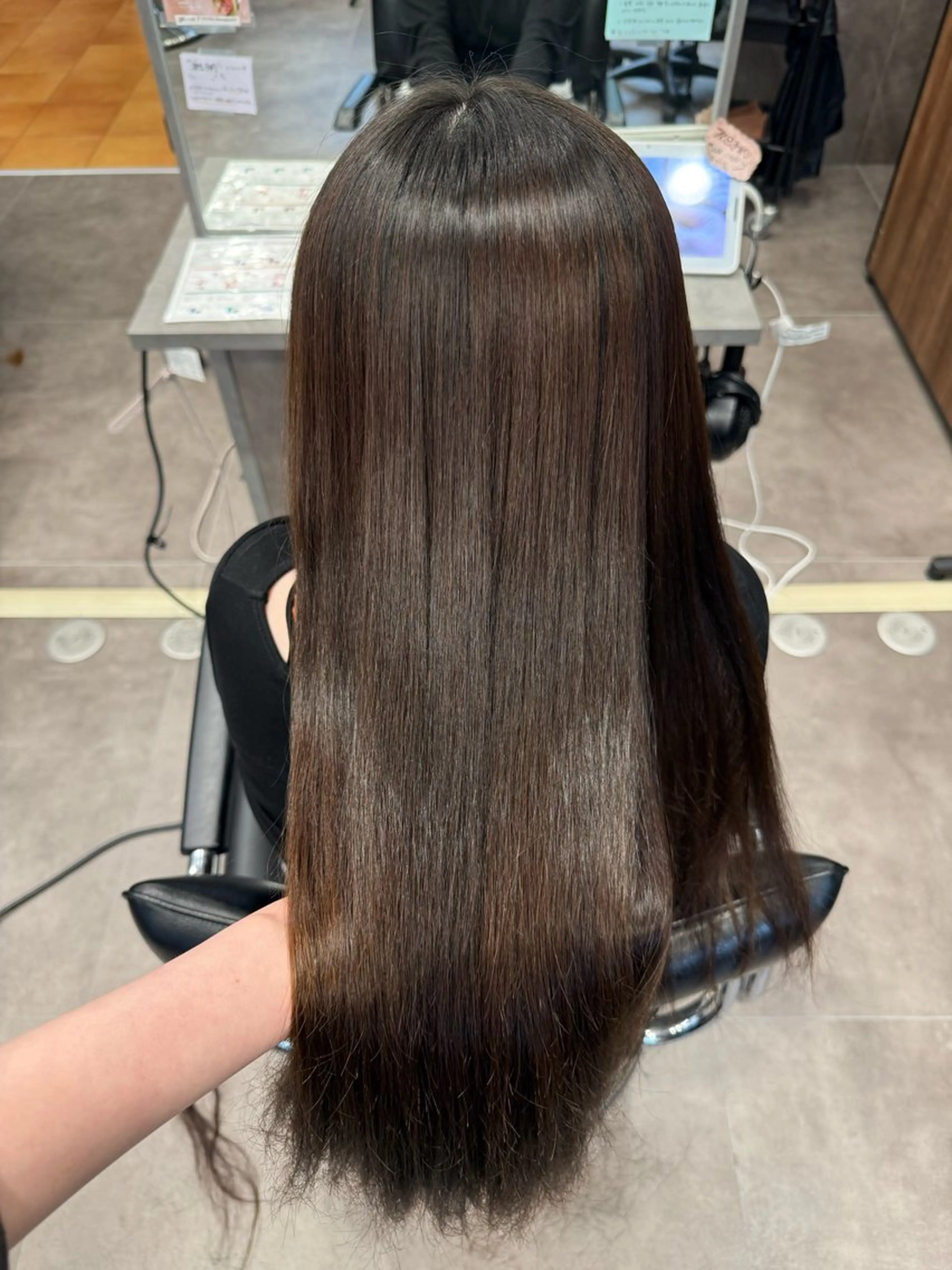 ロング カット ヘアカラー トリートメント 大阪難波/縮毛矯正 🦋YUHOのヘアスタイル