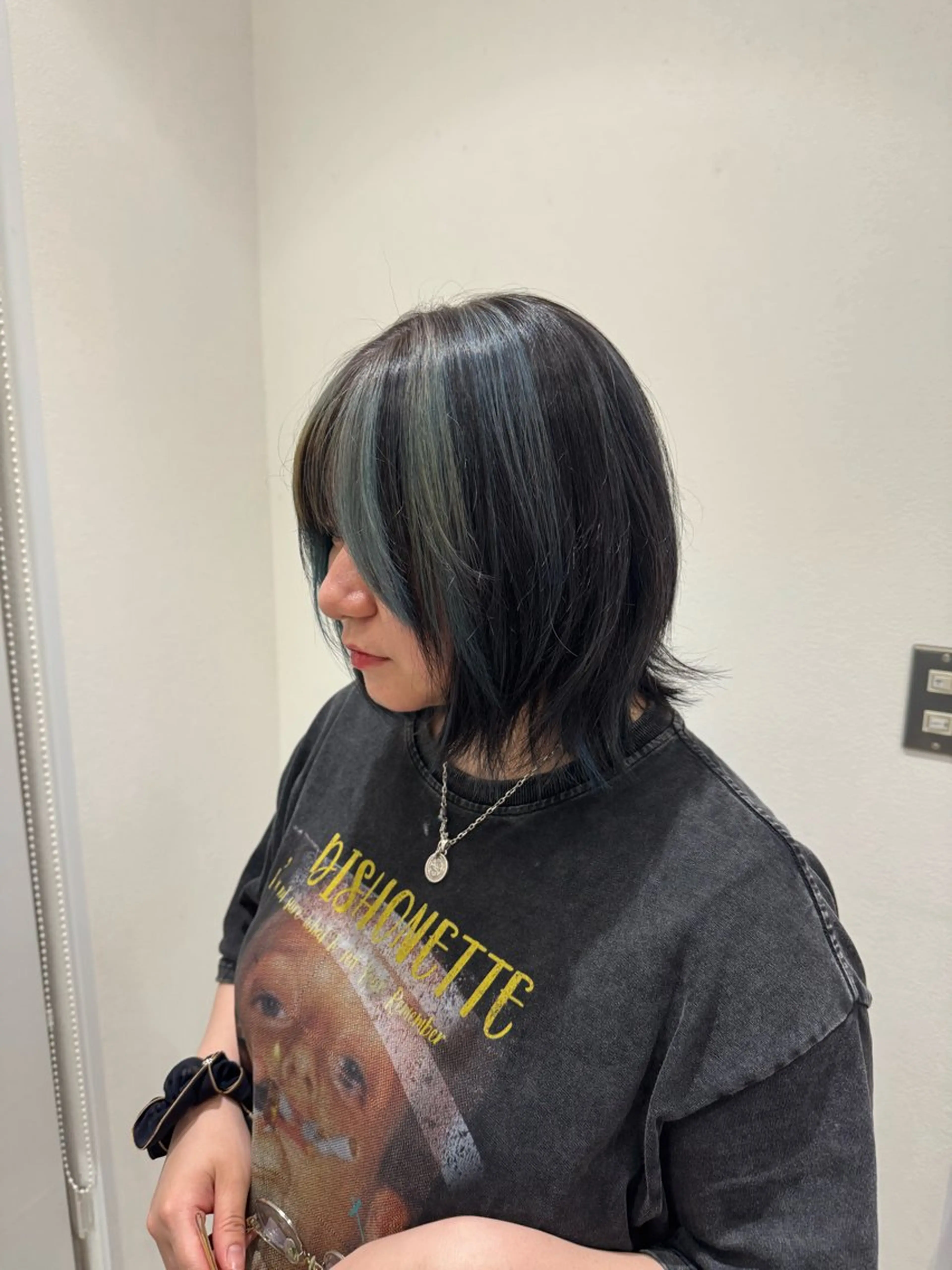 ミディアム カラー カット ヘアカラー ﾃﾞｻﾞｲﾝｶﾗｰ Mirutayaのヘアスタイル