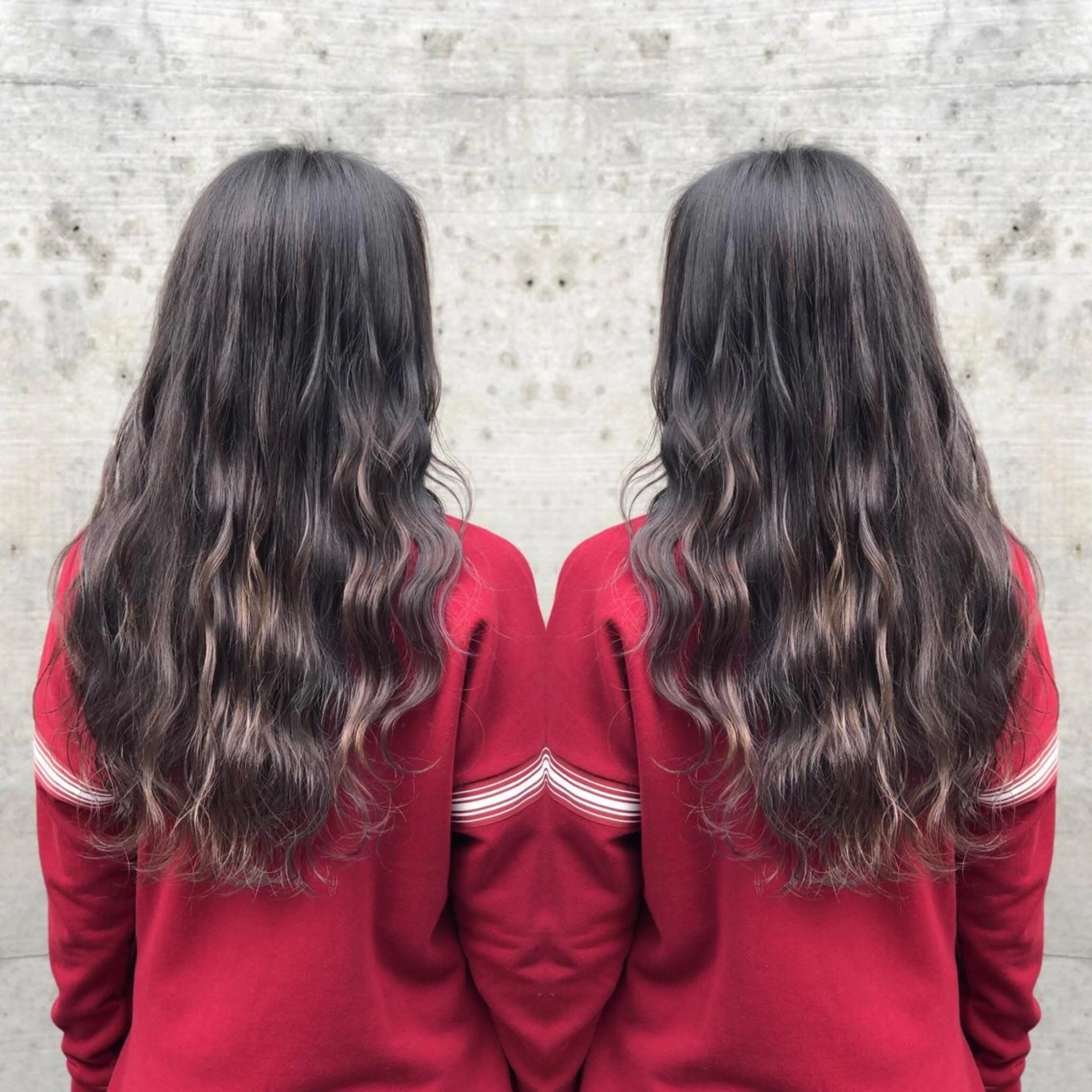 ロング カラー 透明感カラー グレージュ メッシュ ミニモお気に入り数 No.1宍戸雄弥のヘアスタイル