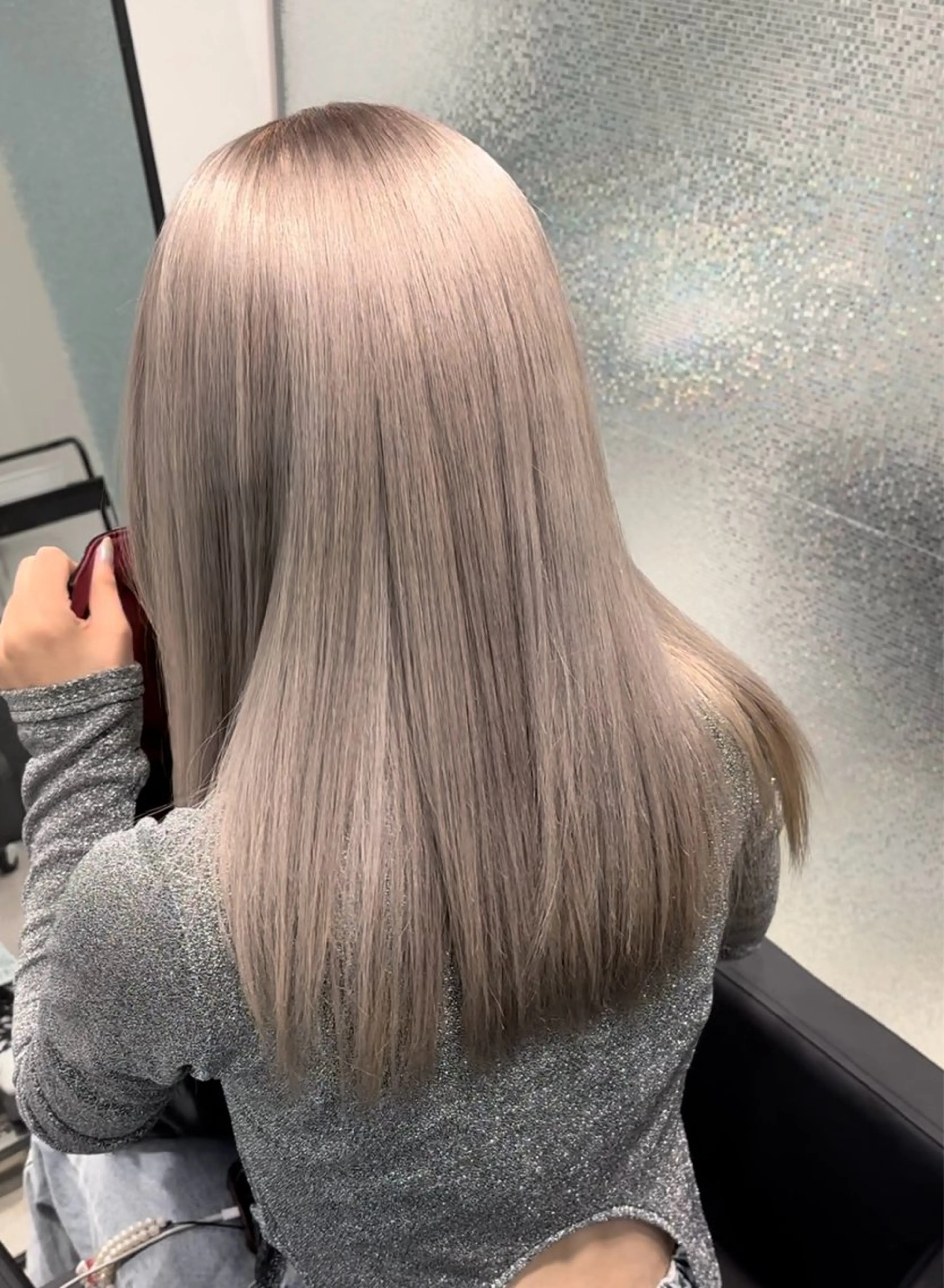 カラー AO所属・ボブ/ハイライト🦓 /harukaのヘアスタイル