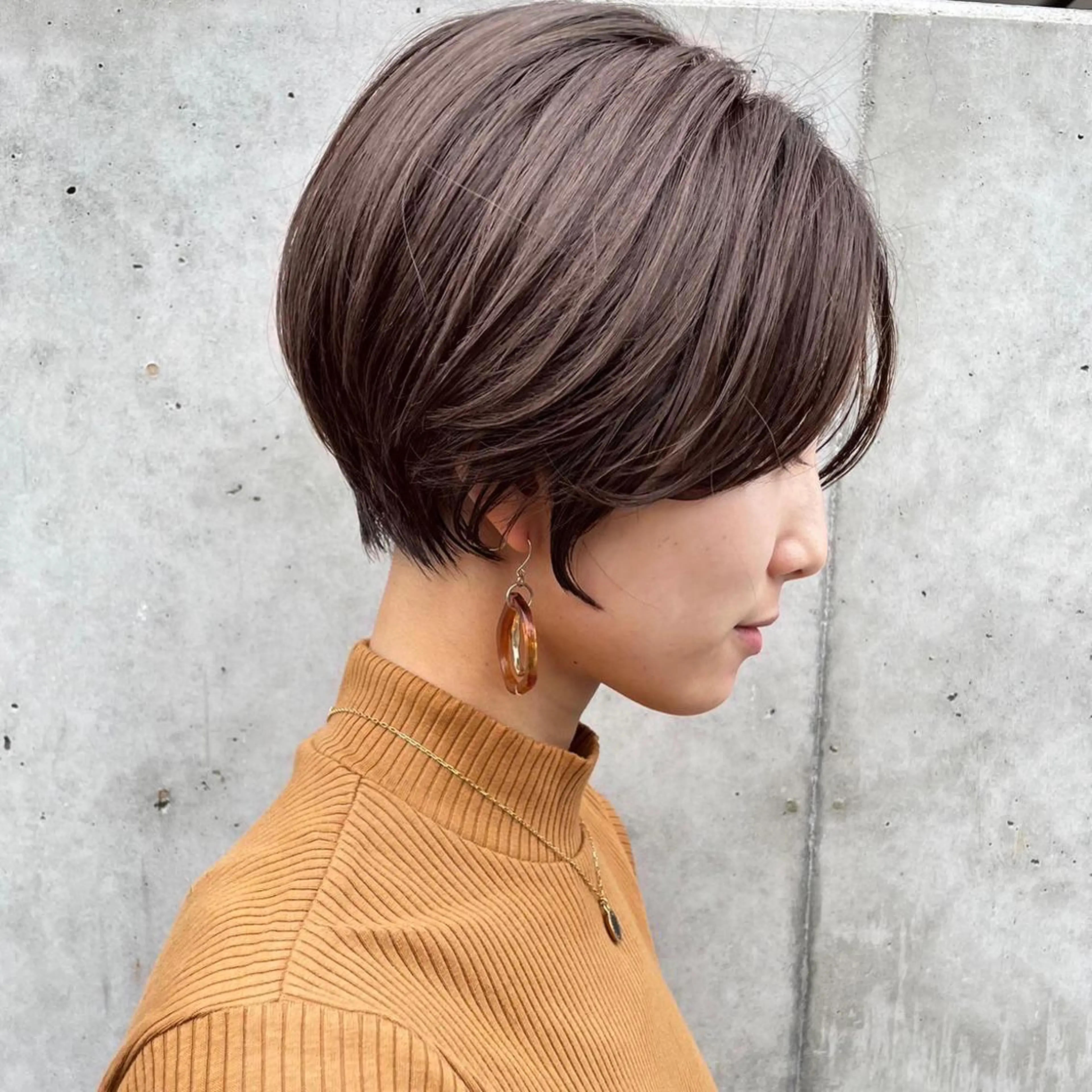 ショート カラー ショートショートボブ うるはのヘアスタイル