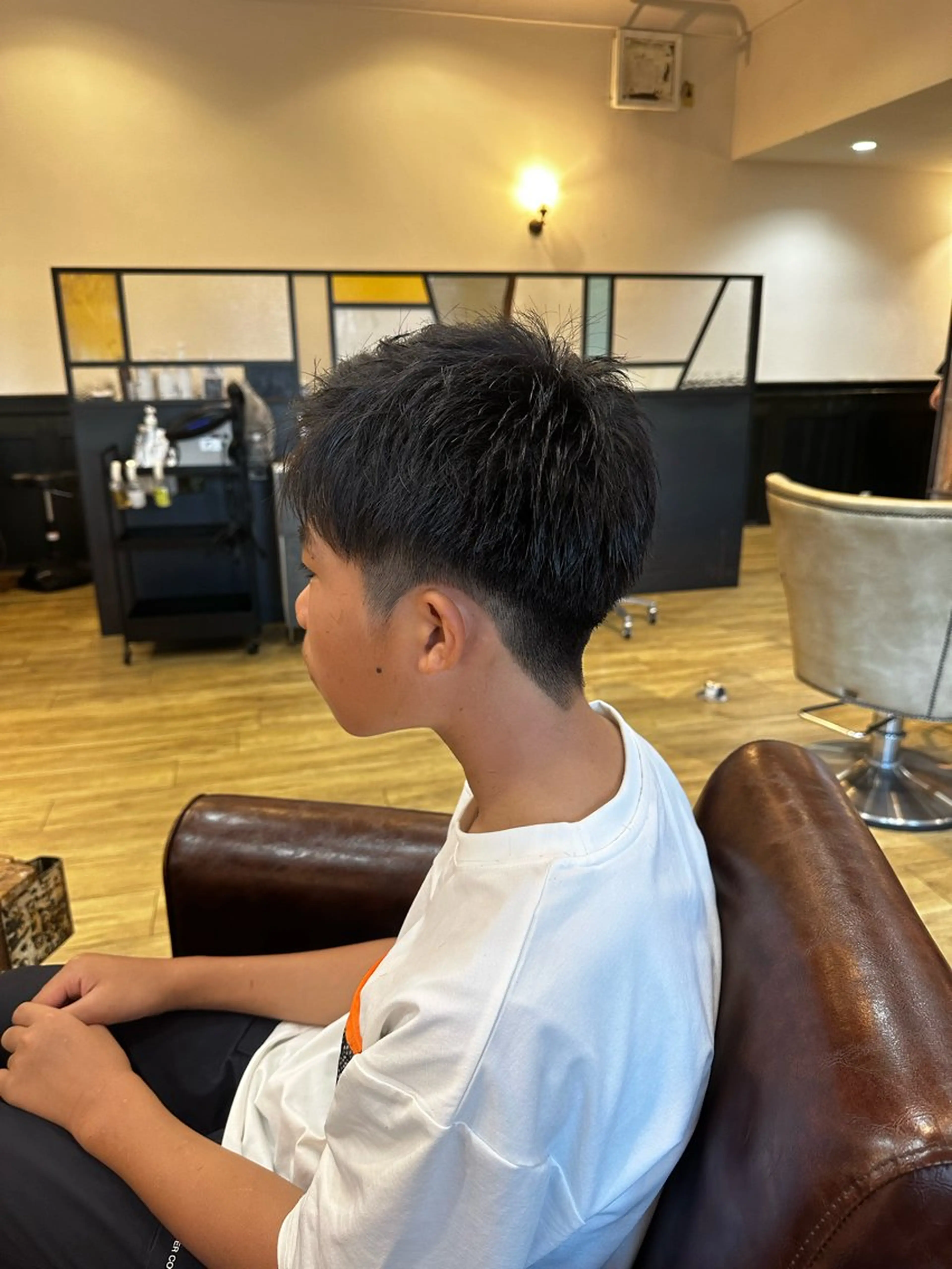 メンズ ツヤ感/透明感カラー /蟹江/harunaのヘアスタイル