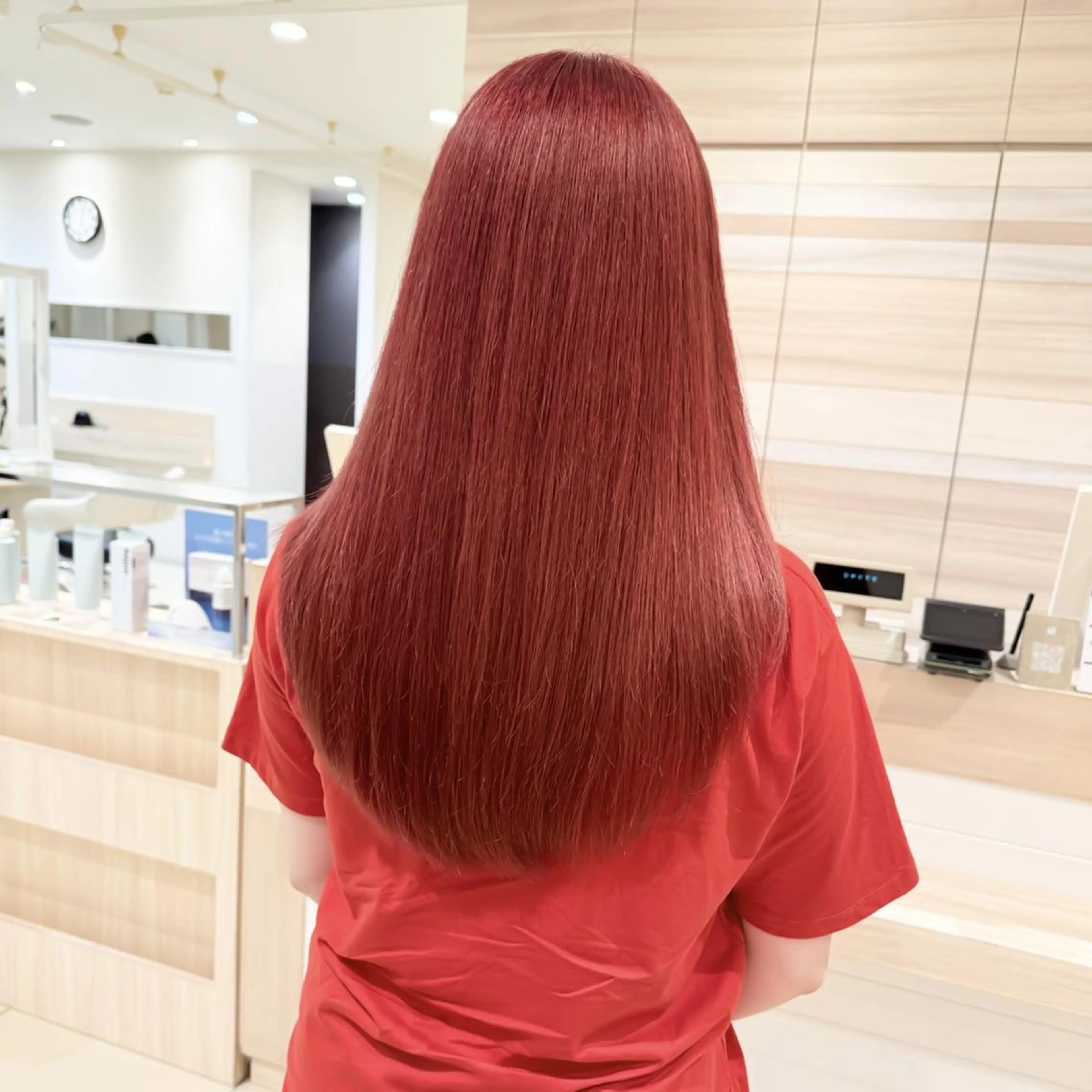 ロング 🌟縮毛矯正モデル募 集🐶ayane🐶のヘアスタイル