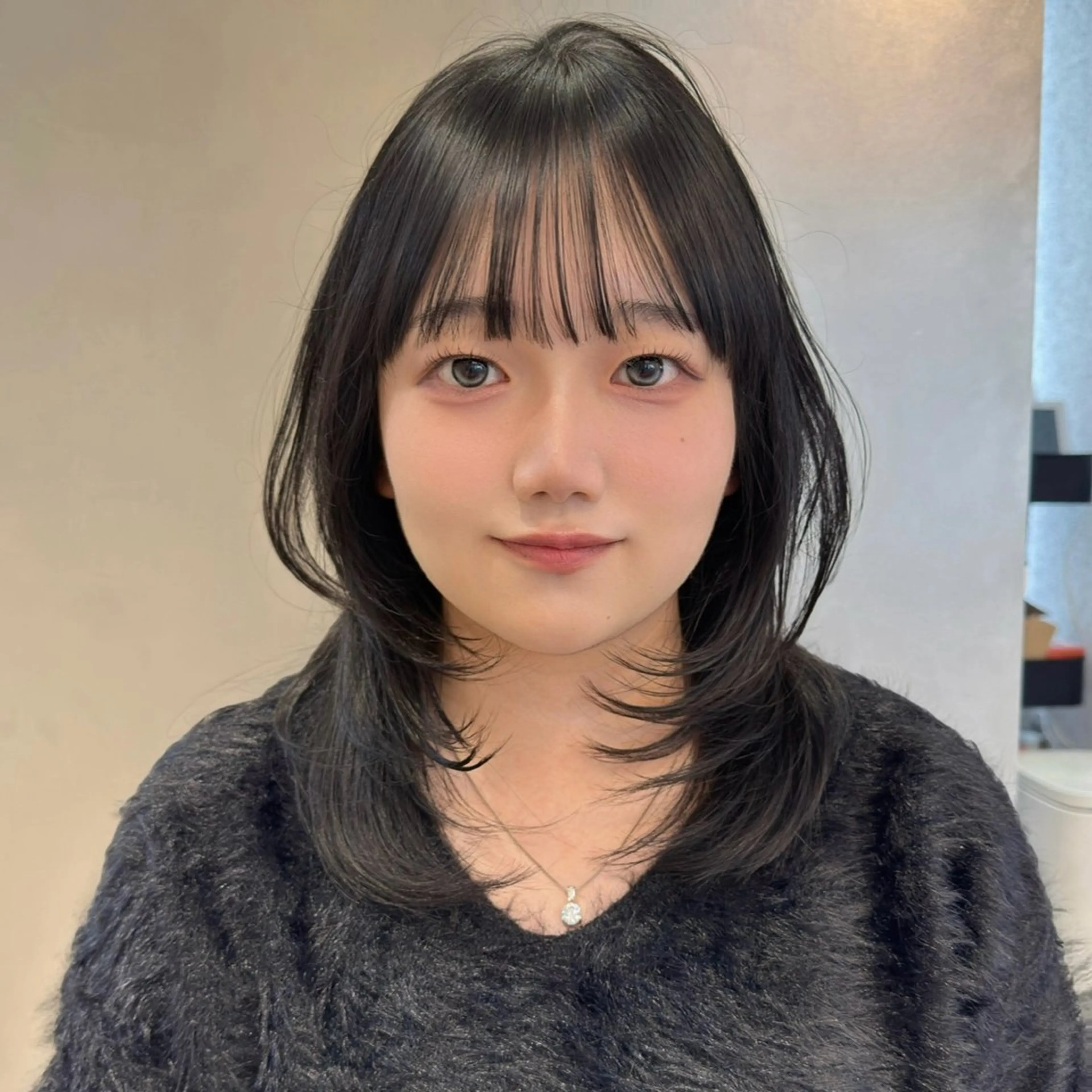 ミディアム カラー ハイレイヤー レイヤーカット Mizuki /SOYONのヘアスタイル