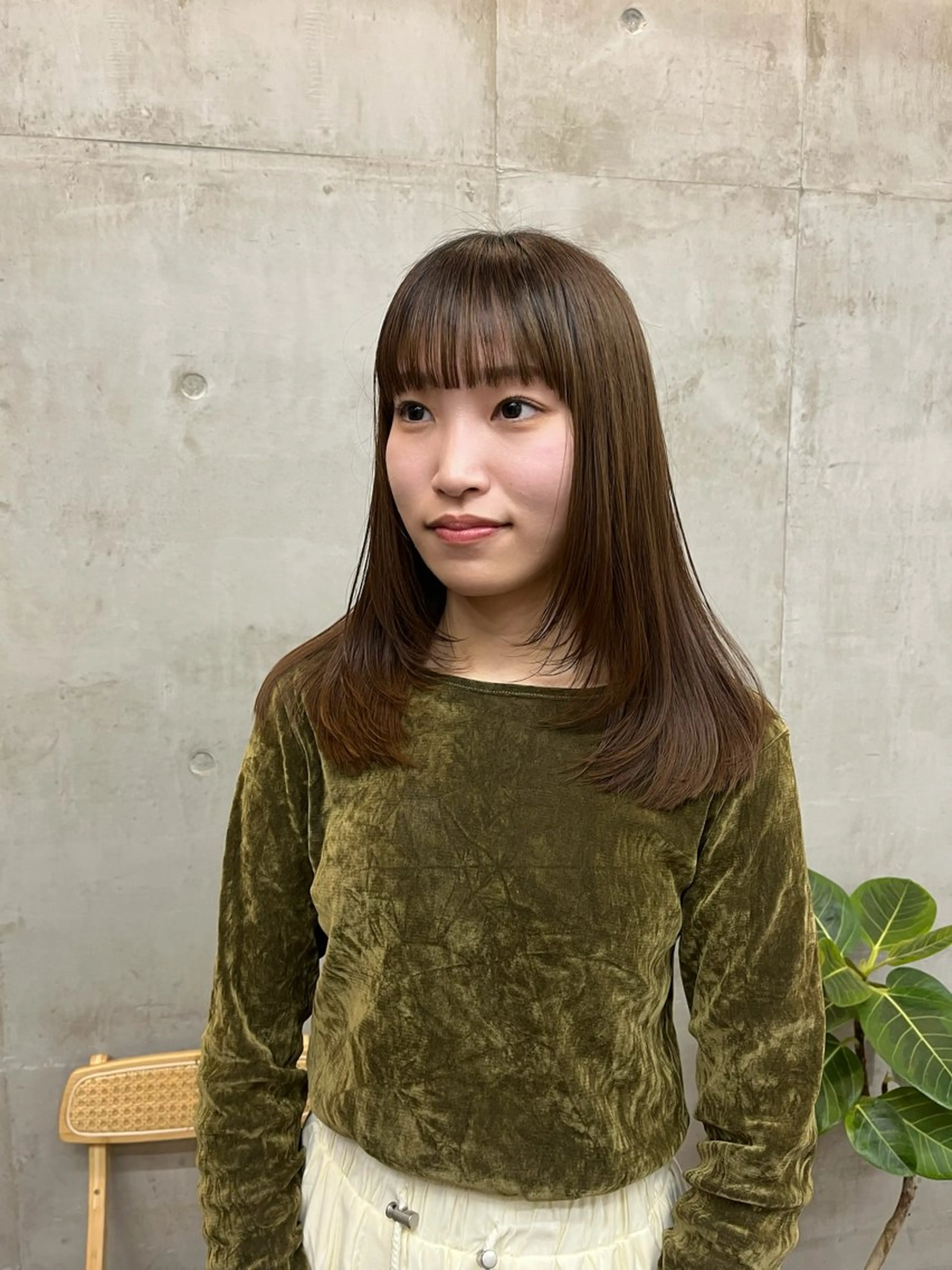 セミロング カラー ベージュカラー ブリーチ ケアブリーチ 透明感カラー ダブルカラー カット 🤎𝐌𝐚𝐨⌇ お悩み解決美容師🤎のヘアスタイル