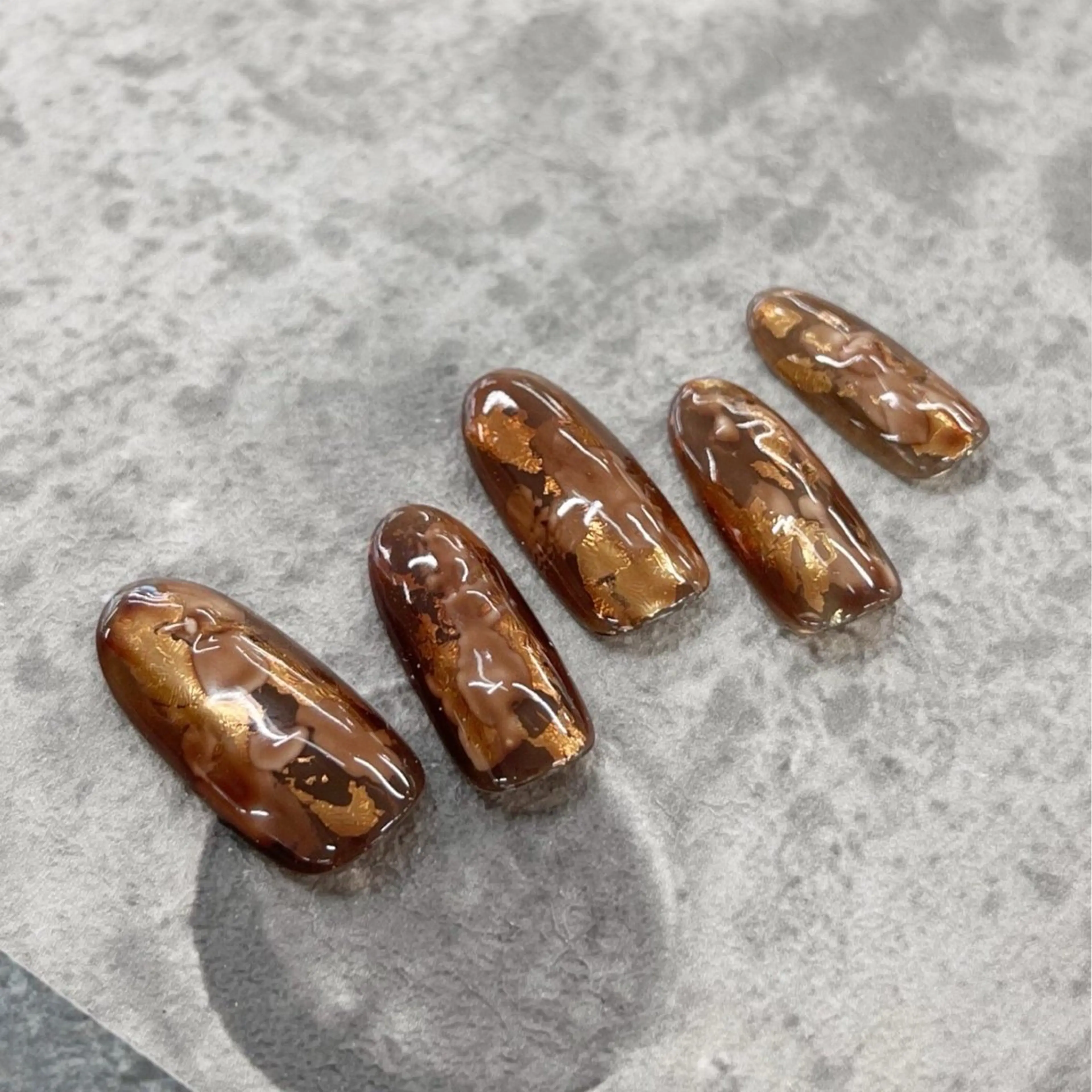 ネイル ⭐︎休業中の練習⭐︎ JNA認定講師髙橋のネイルデザイン