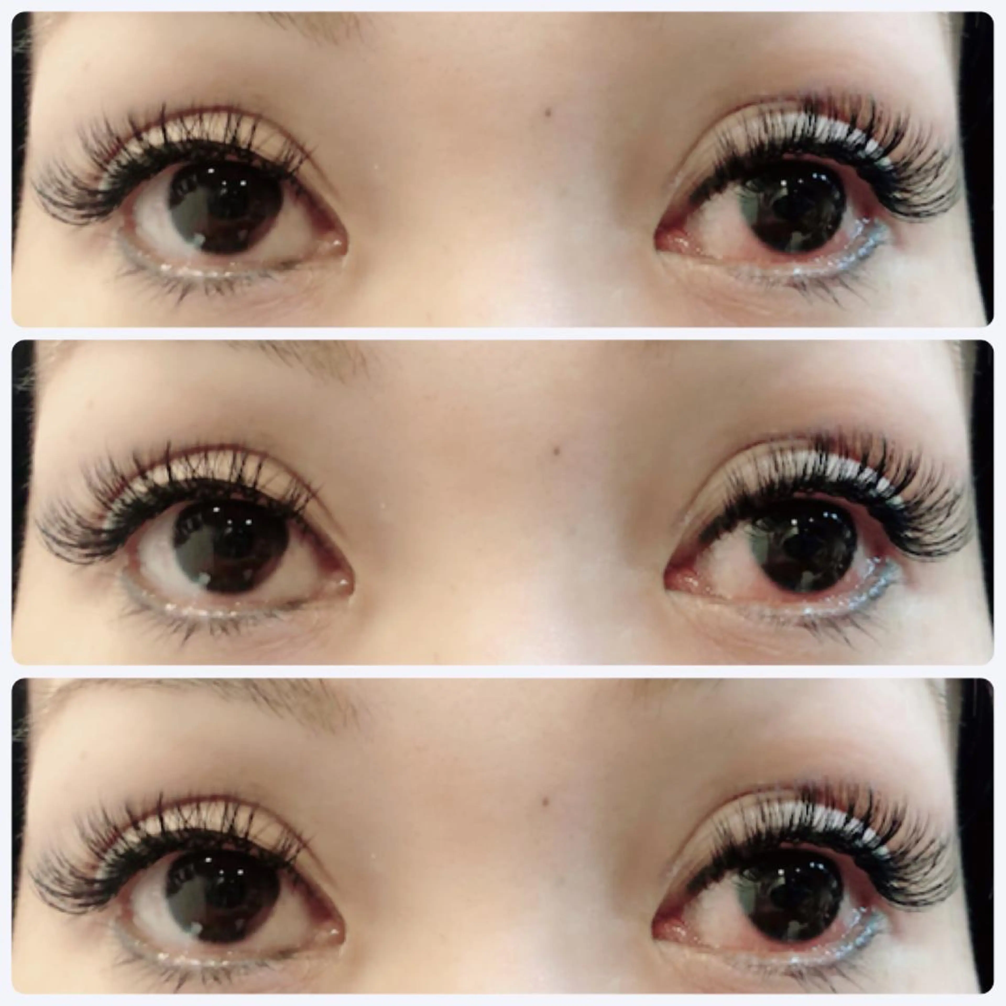 マツエク・マツパ 付け放題 Dカール フラットラッシュ aya s.のマツエク・マツパデザイン