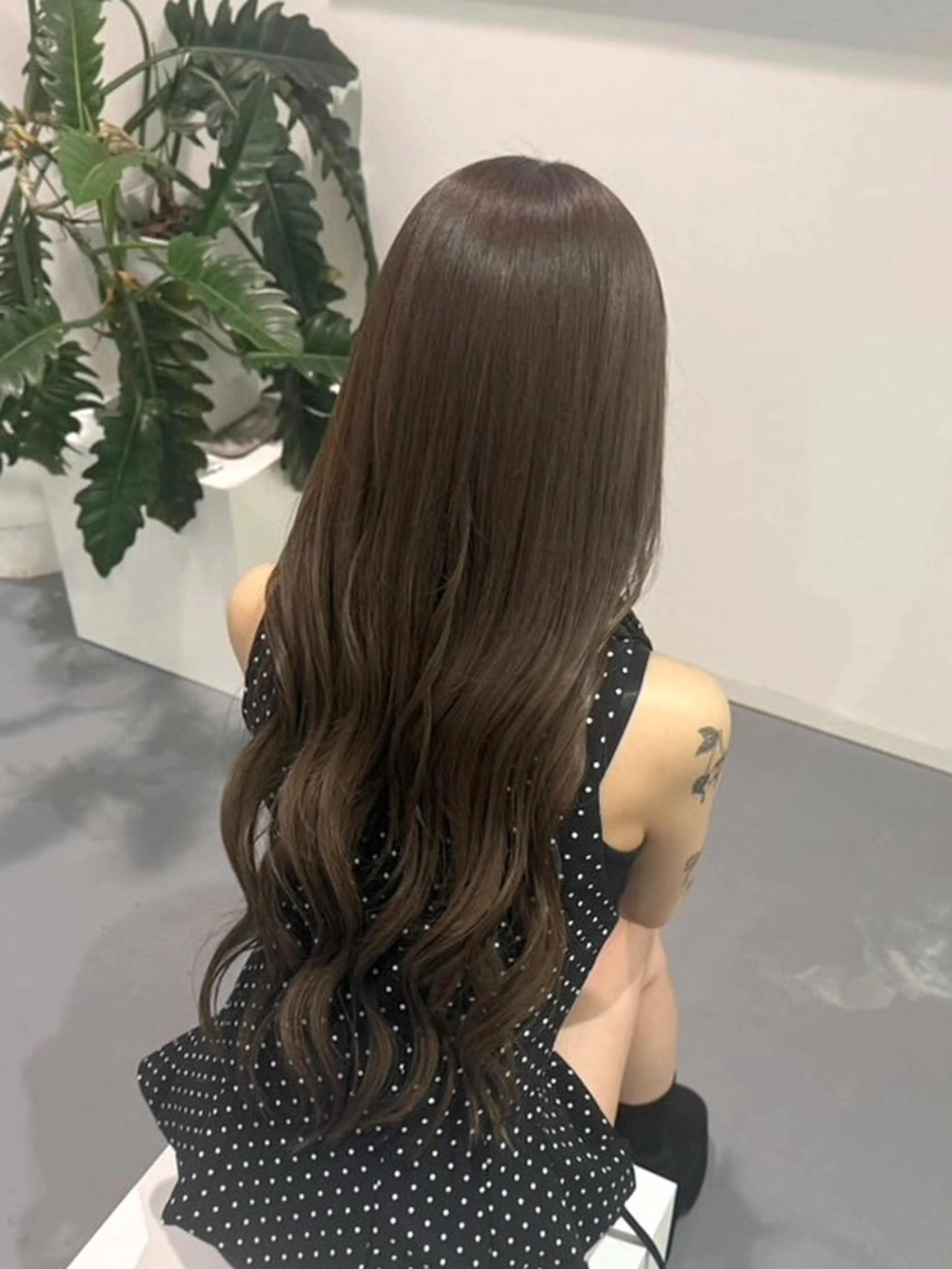 ロング ヘアカラー 西山祐生/ハイトーン /ケアブリーチ/艶髪のヘアスタイル